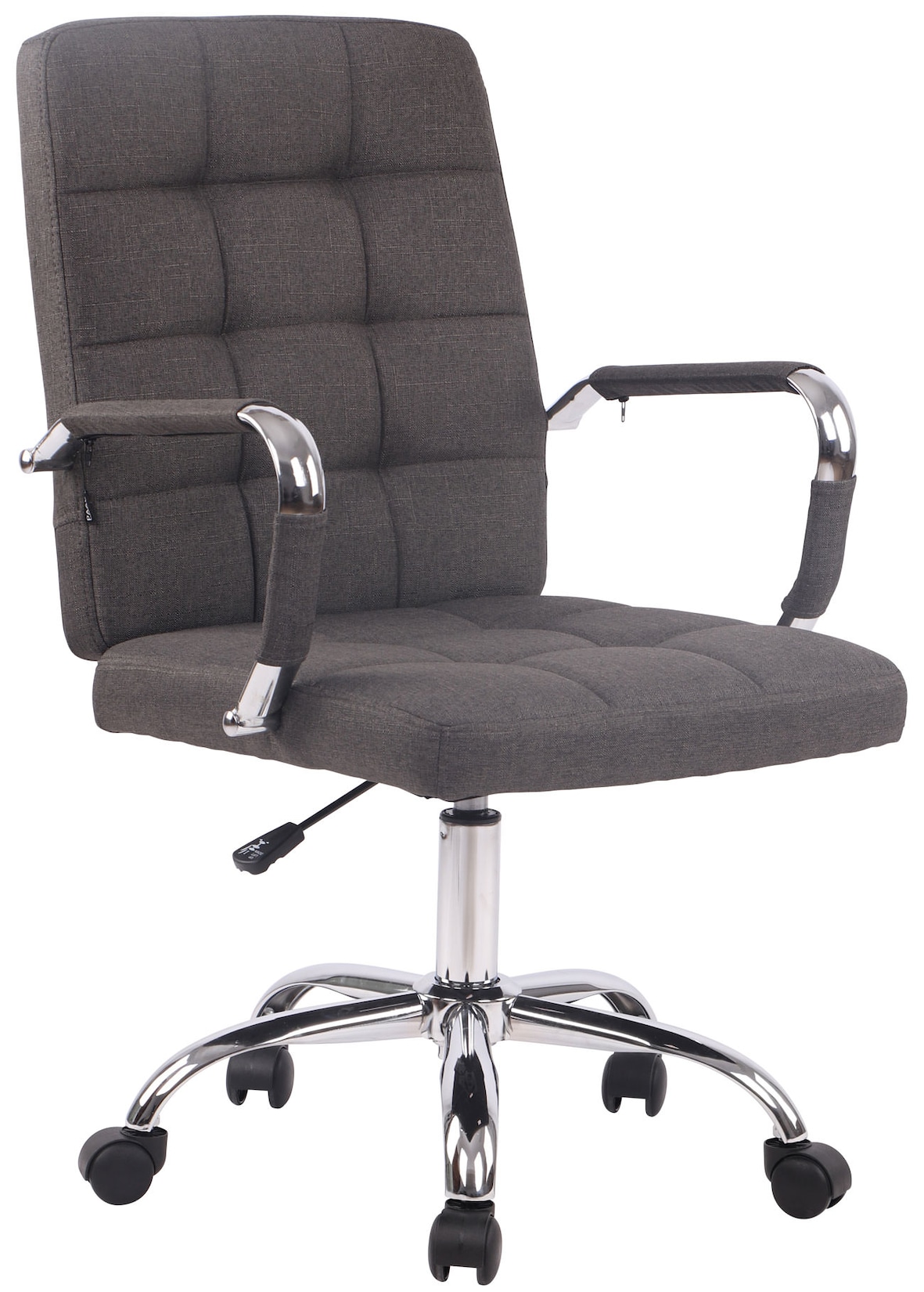 CLP Bürostuhl Deli Pro I Höhenverstellbarer Schreibtischstuhl Mit Stoff-Bezug
