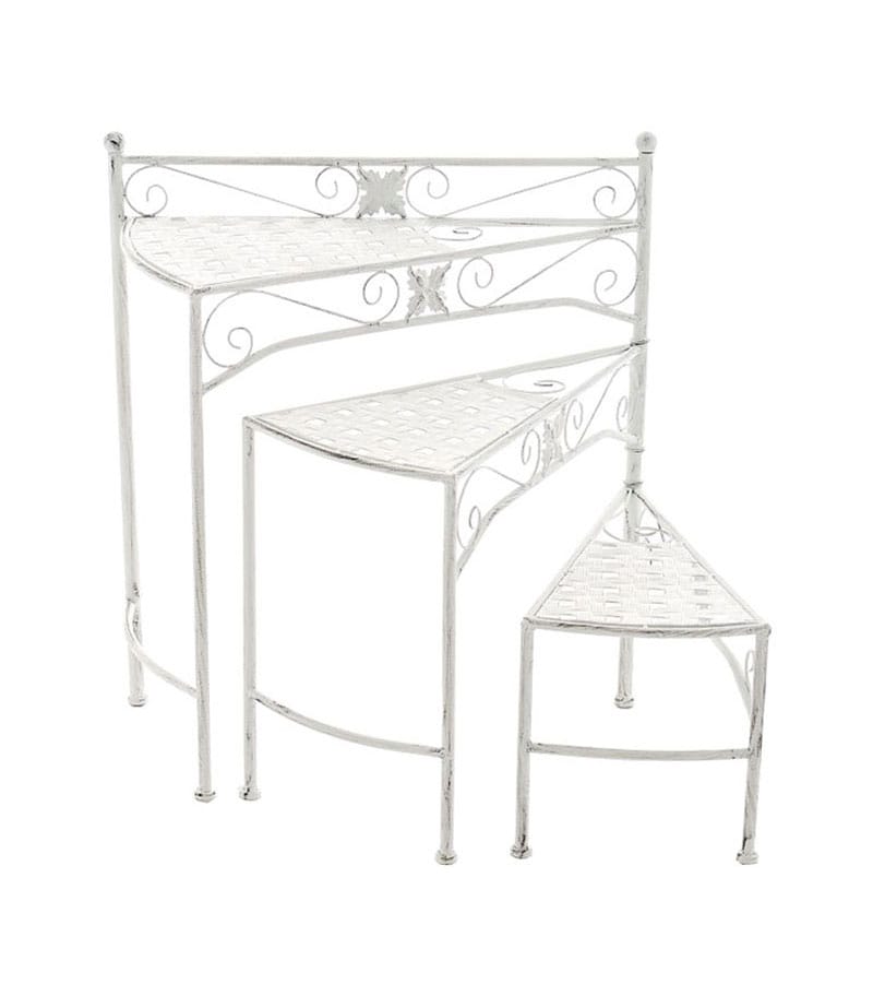 CLP Metall-Blumentreppe SWING mit verstellbaren Stufen | Klappbarer Blumenst&auml;nder | In verschiedenen Farben erh&auml;ltlich - Bild 1