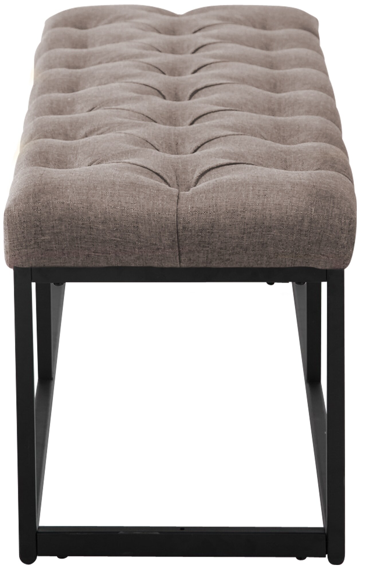 CLP Sitzbank Amun I Mit Stoff-Bezug I Mit Schwarzem Metallgestell - Bild 1