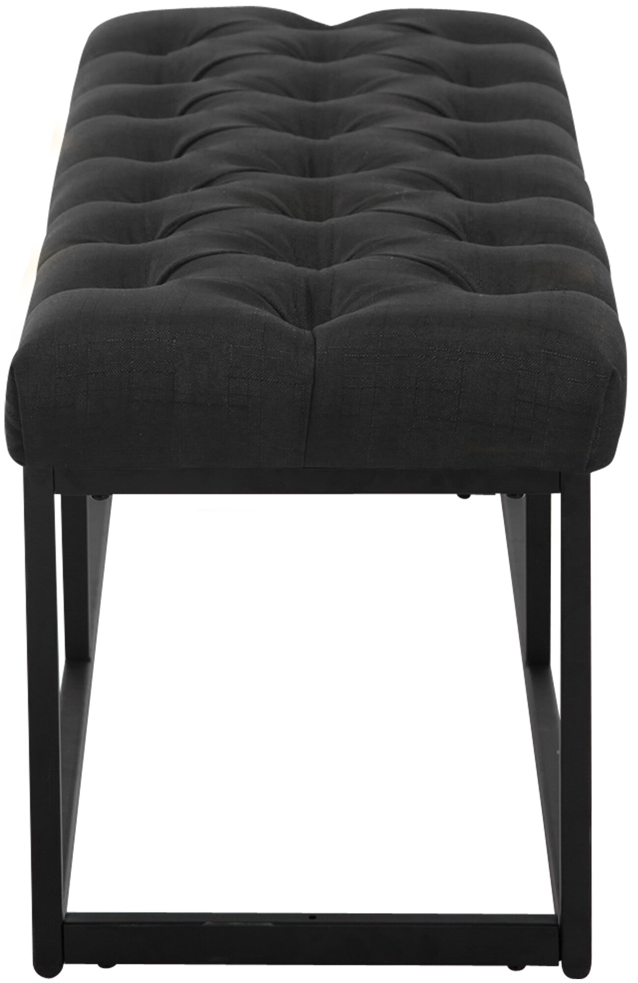 CLP Sitzbank Amun I Mit Stoff-Bezug I Mit Schwarzem Metallgestell - Bild 1