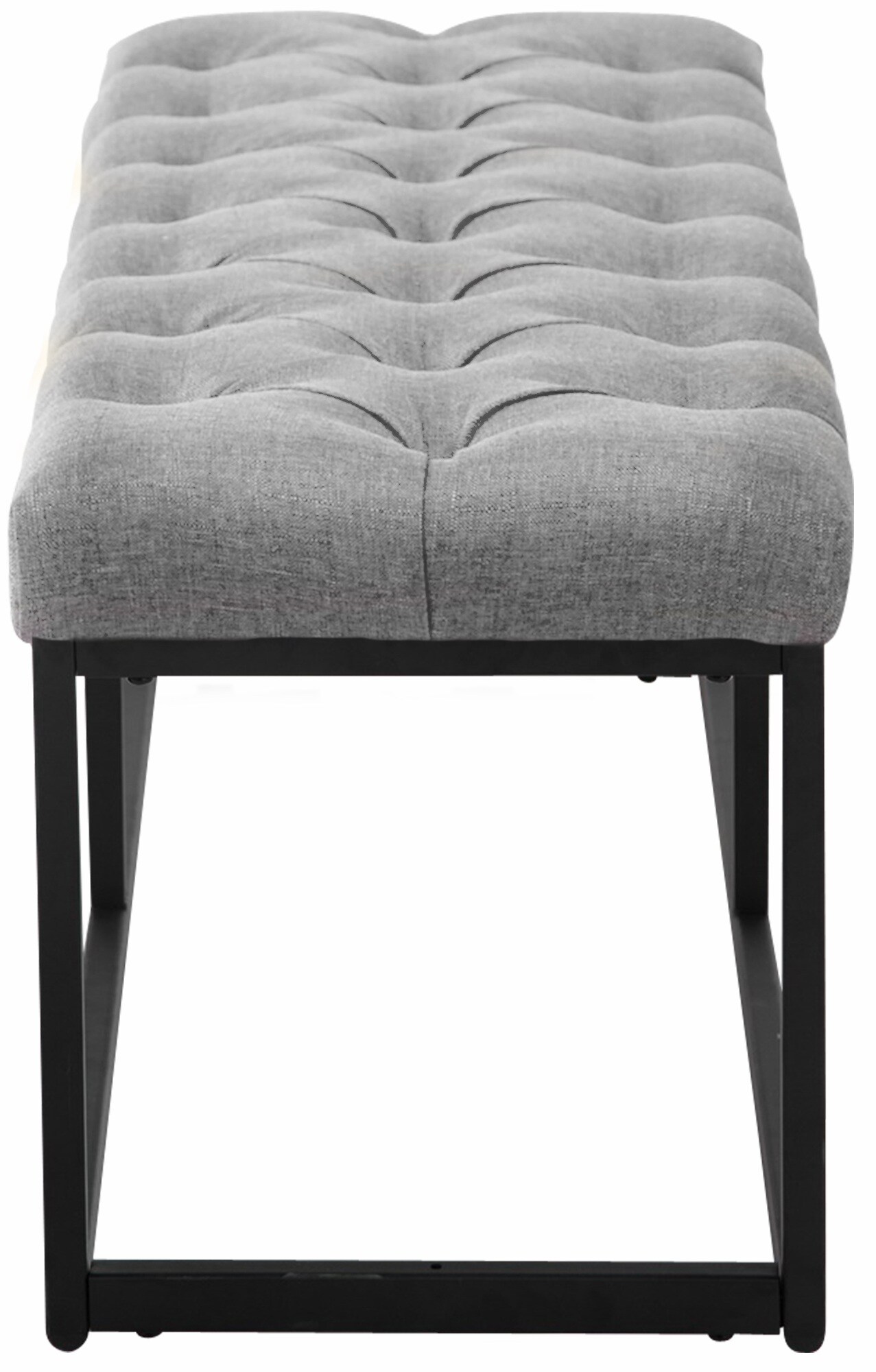 CLP Sitzbank Amun I Mit Stoff-Bezug I Mit Schwarzem Metallgestell - Bild 1