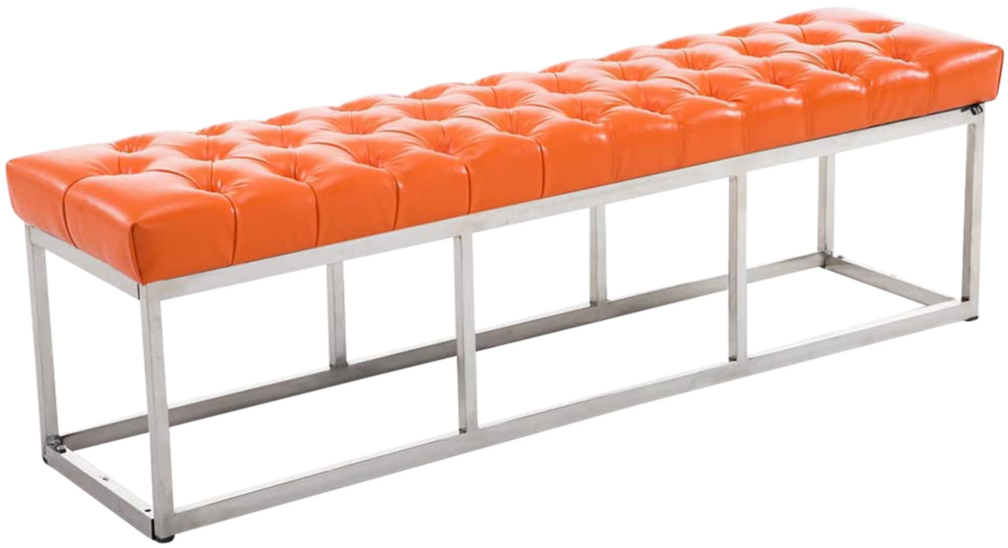 CLP Sitzbank Amun I Mit Kunstleder-Bezug I Mit Edelstahl-Gestell - Bild 1