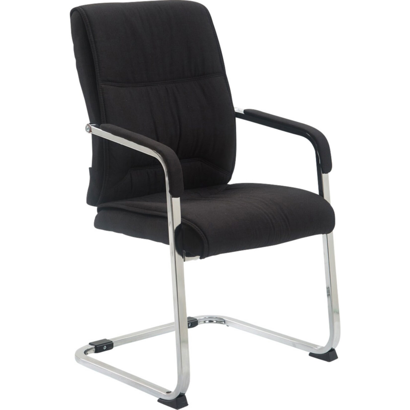 CLP XXL-Freischwinger Anubis Mit Gepolsterter Sitzfl&auml;che I Konferenzstuhl Mit Metallgestell Und Stoffbezug - Bild 1