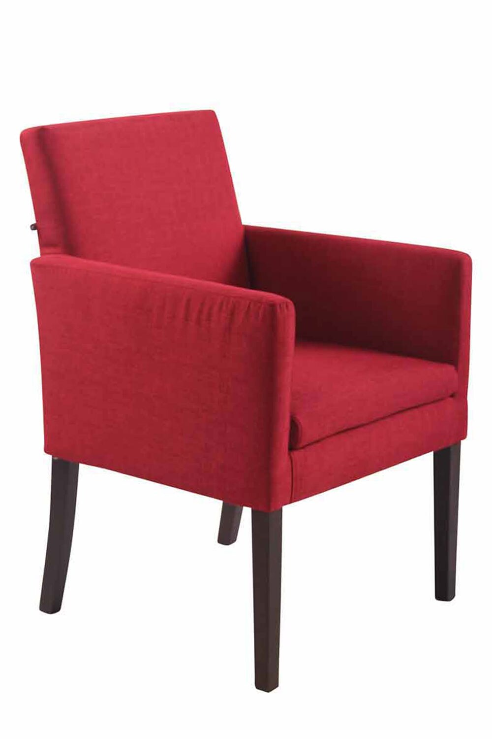 CLP Esszimmerstuhl WEBB Mit Stoffbezug I Polsterstuhl Mit Robustem Holzgestell I Retrostuhl Mit Bodenschonern - Bild 1