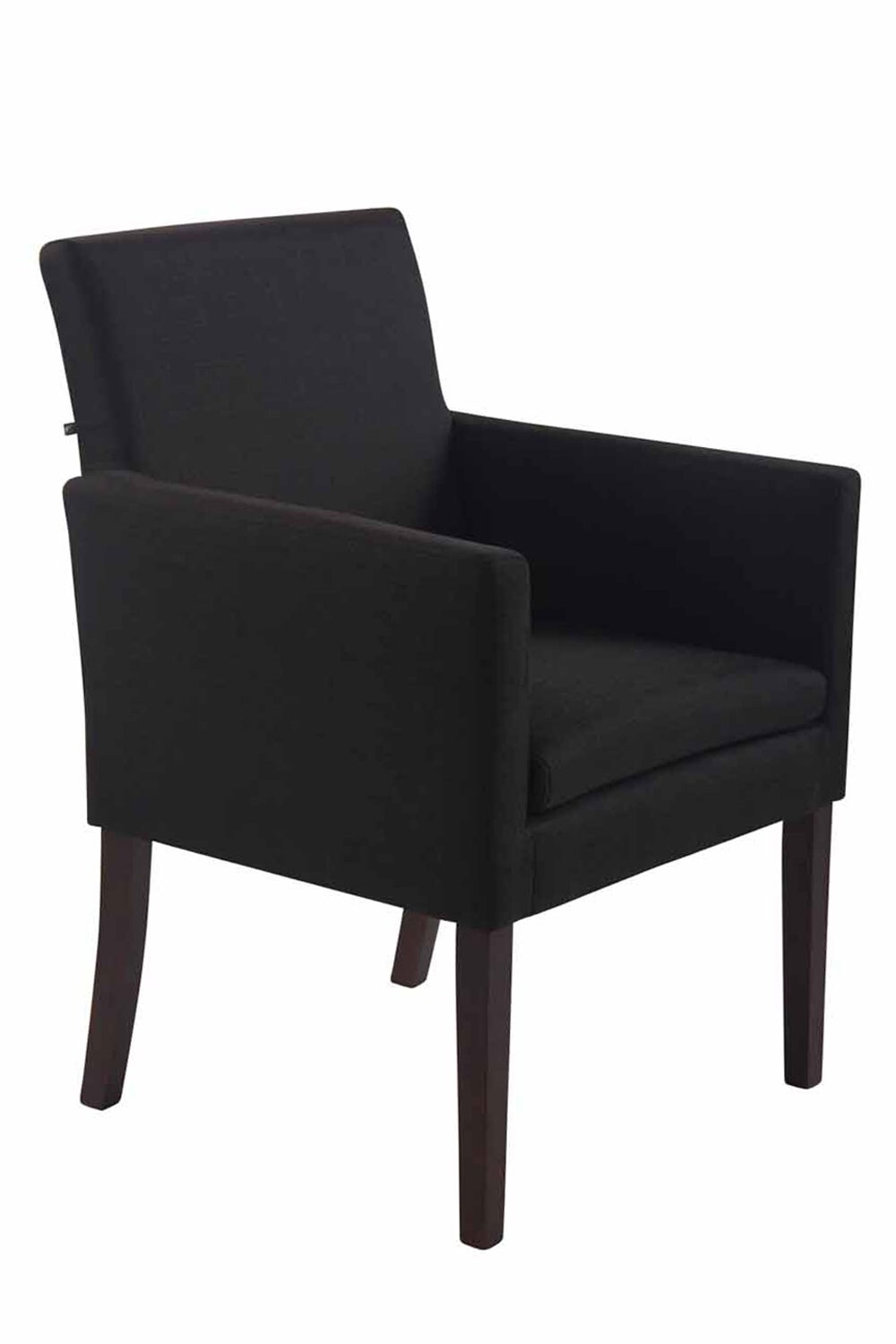 CLP Esszimmerstuhl WEBB Mit Stoffbezug I Polsterstuhl Mit Robustem Holzgestell I Retrostuhl Mit Bodenschonern - Bild 1