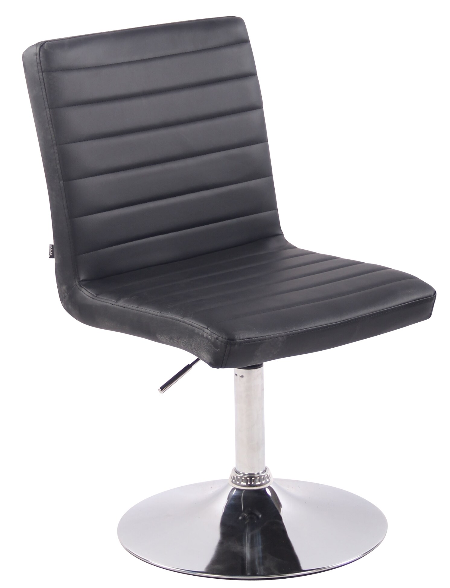 CLP Esszimmerstuhl Elvas mit hochwertiger Polsterung und Kunstlederbezug I Drehbarer und h&ouml;henverstellbarer Polsterstuhl mit Metallgestell - Bild 1