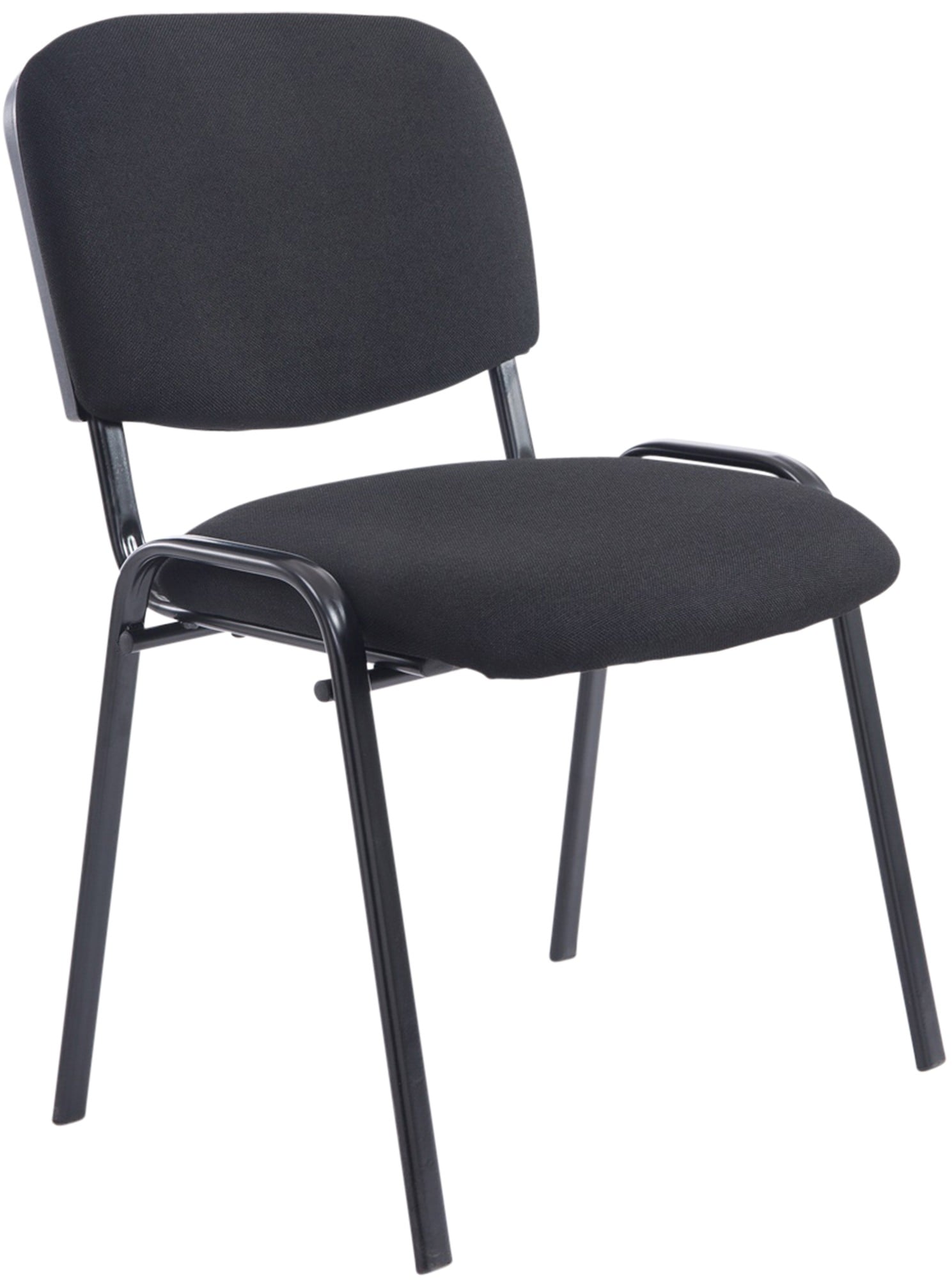 CLP Stapelstuhl Ken XL I Konferenzstuhl Mit Stoff-Bezug Und Metall-Gestell - Bild 1
