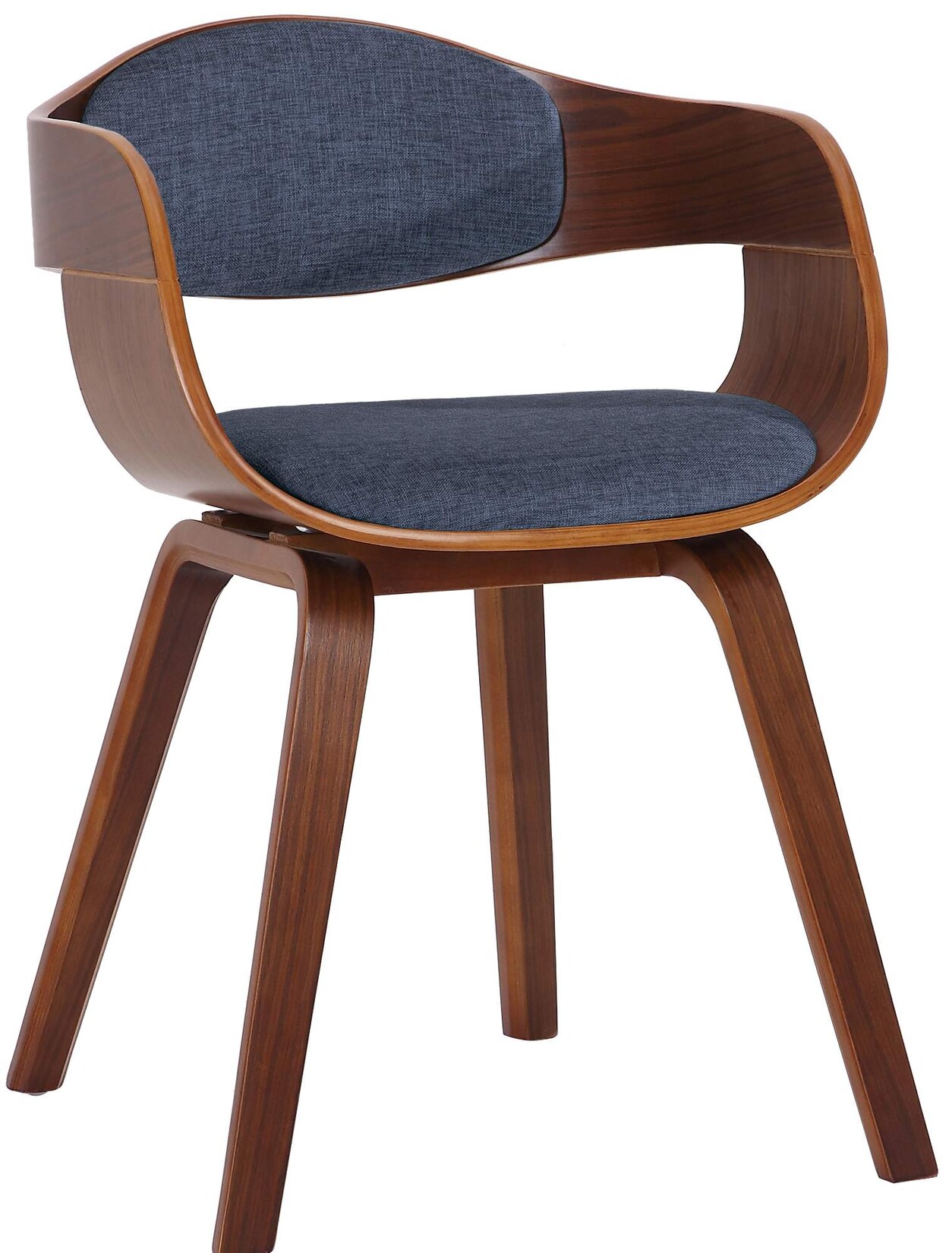 CLP Esszimmerstuhl ergonomisch Kingston,Lehnstuhl mit umlaufender Rückenlehne, Holzgestell belastbar bis 150 kg