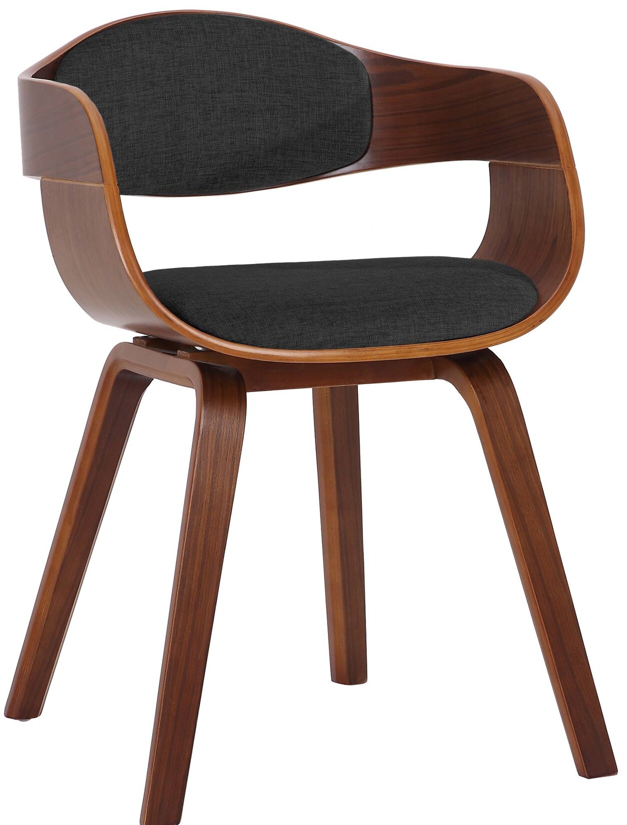 CLP Esszimmerstuhl ergonomisch Kingston,Lehnstuhl mit umlaufender Rückenlehne, Holzgestell belastbar bis 150 kg