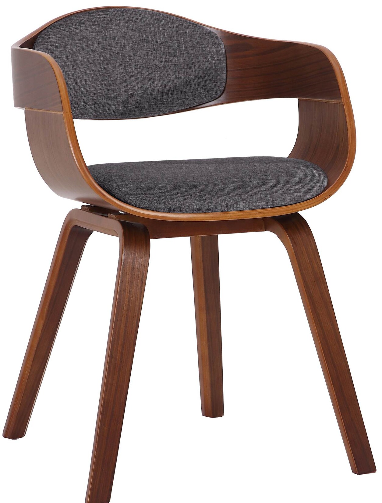 CLP Esszimmerstuhl ergonomisch Kingston,Lehnstuhl mit umlaufender Rückenlehne, Holzgestell belastbar bis 150 kg