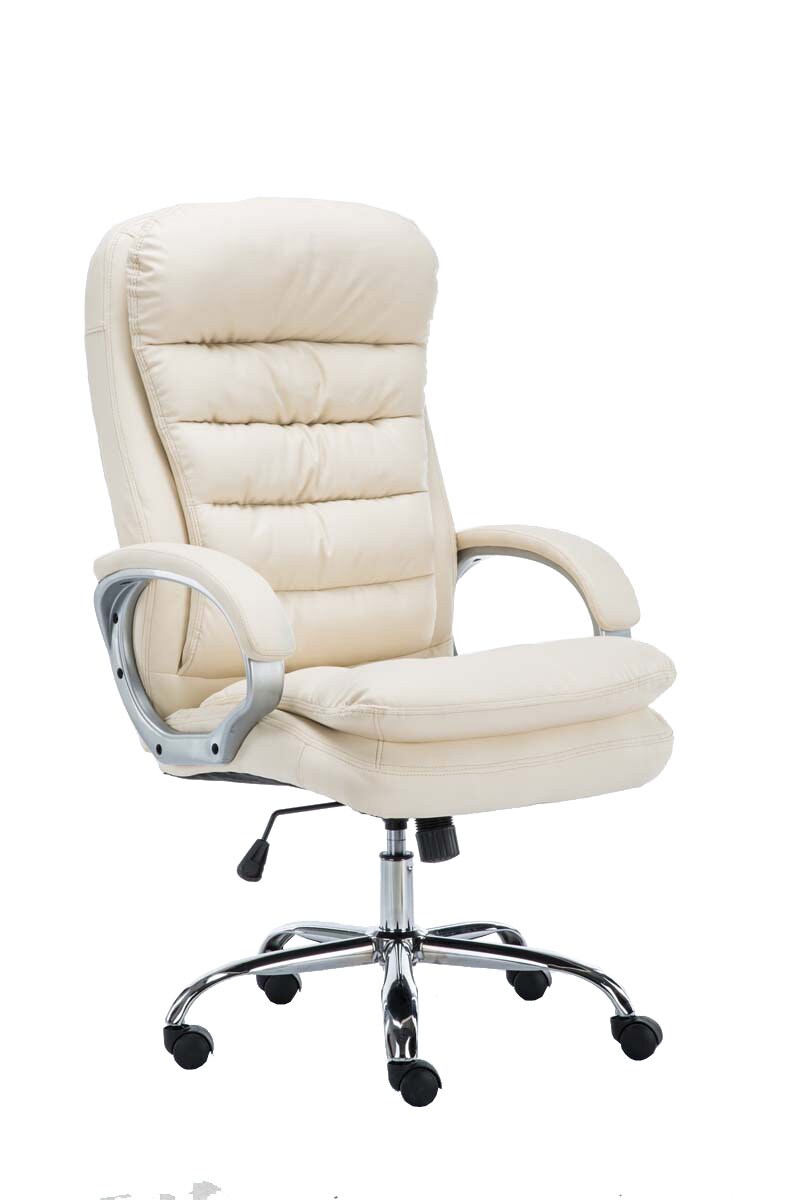 CLP Bürostuhl ergonomisch, XXL Vancouver, bis 150 kg belastbar, höhen-verstellbar, drehbar, kippbar fixierbar, Kunstleder