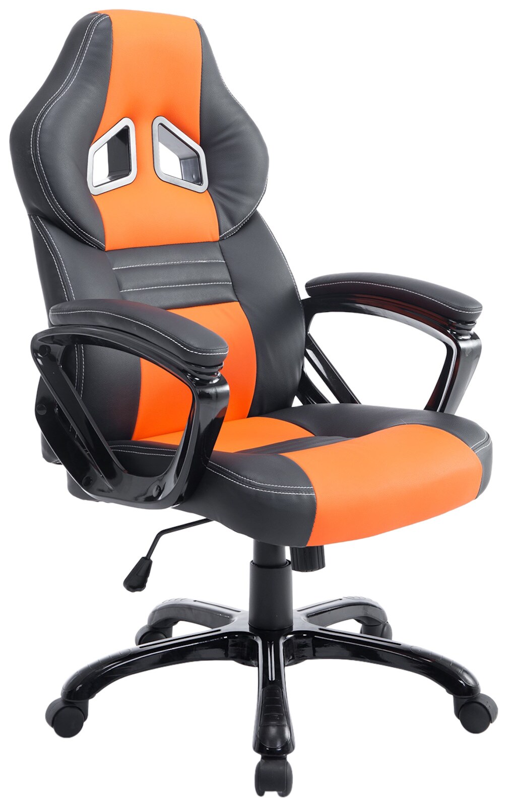 CLP Racing Gaming Bürostuhl Pedro XL I Höhenverstellbarer Chefsessel Mit Kunstlederbezug I Gaming Stuhl Mit Bis 150 KG Belastbarkeit