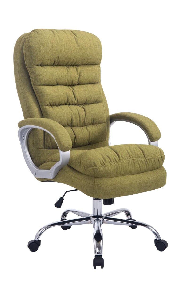 CLP Bürostuhl ergonomisch, XXL Vancouver, bis 150 kg belastbar, höhen-verstellbar, drehbar, kippbar fixierbar, Stoff