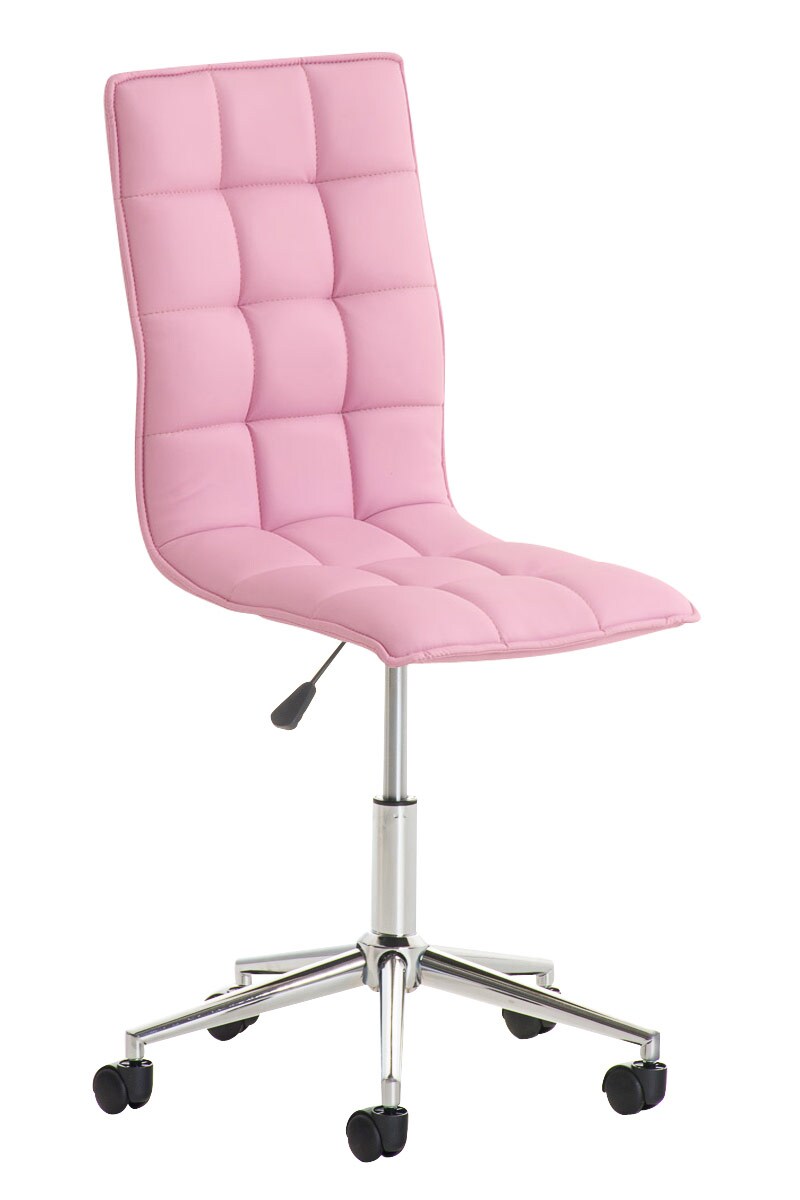 CLP Arbeitshocker Peking Mit Kunstlederbezug   Schreibtischstuhl Mit Laufrollen   Höhenverstellbarer Drehstuhl | 04251152692186