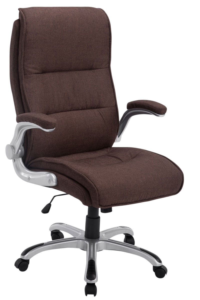 CLP B&uuml;rostuhl XXL VILLACH mit Stoff-Bezug, max. belastbar bis 150 kg, Armlehnen klappbar, h&ouml;henverstellbar 45 - 53 cm, Kunststoff-Gestell - Bild 1