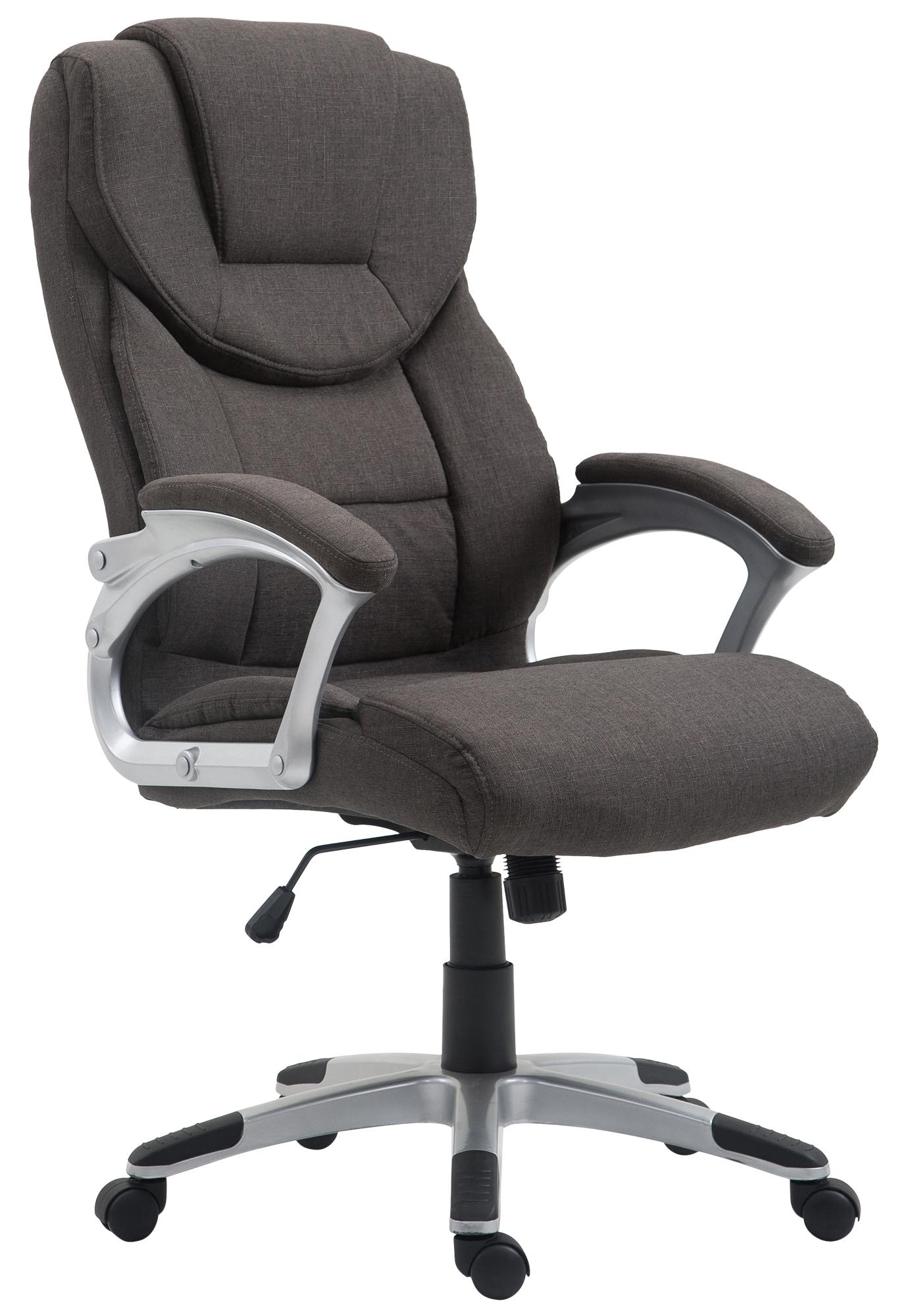 CLP B&uuml;rostuhl Texas I mit Stoff-Bezug und Wippmechanik I Schreibtischstuhl drehbar und h&ouml;henverstellbar - Bild 1