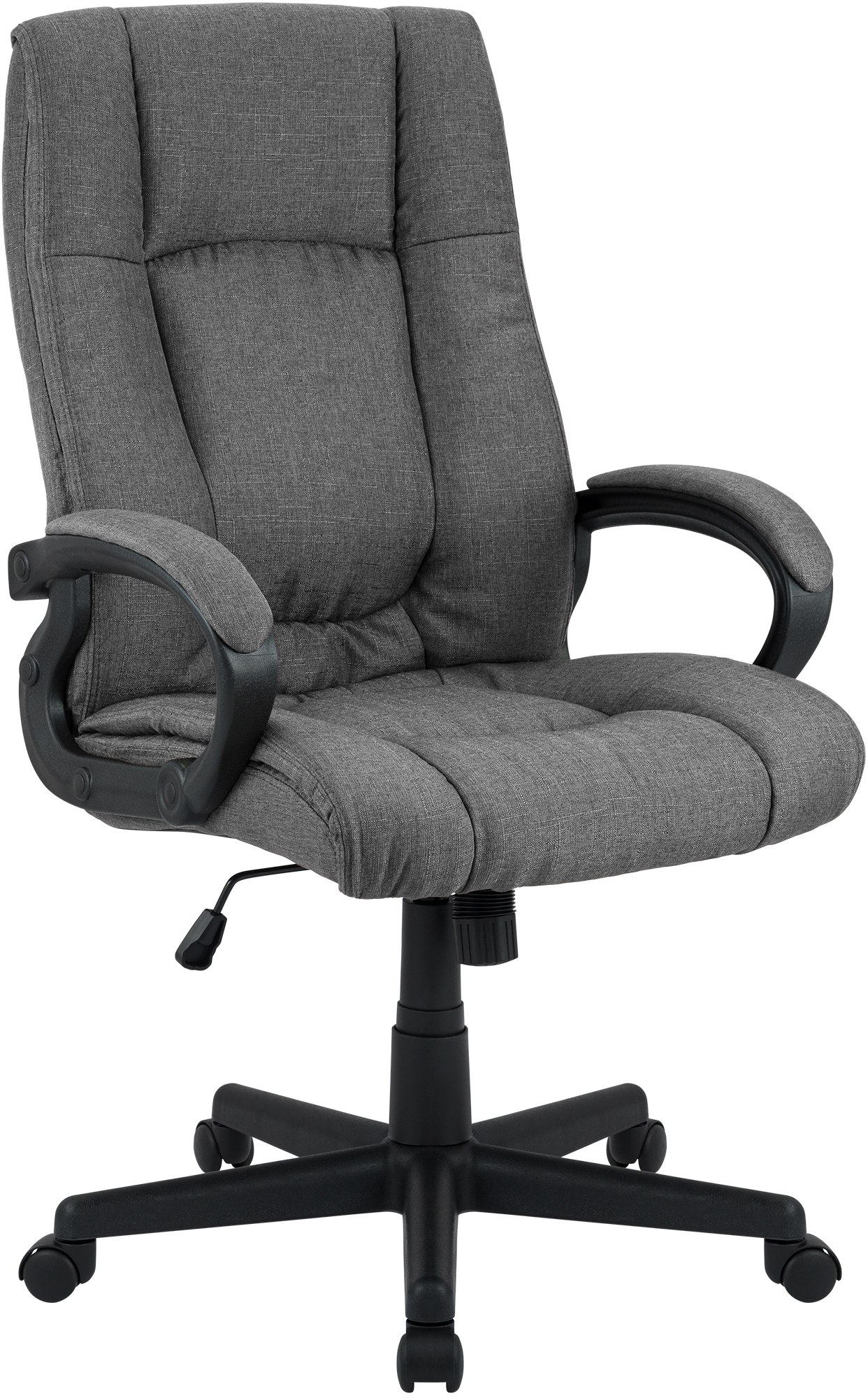 CLP B&uuml;rostuhl ergonomisch mit Rollen und H&ouml;henverstellung, Chefsessel h&ouml;henverstellbar und Wippfunktion, r&uuml;ckenschonend, Drehstuhl Sparta - Bild 1