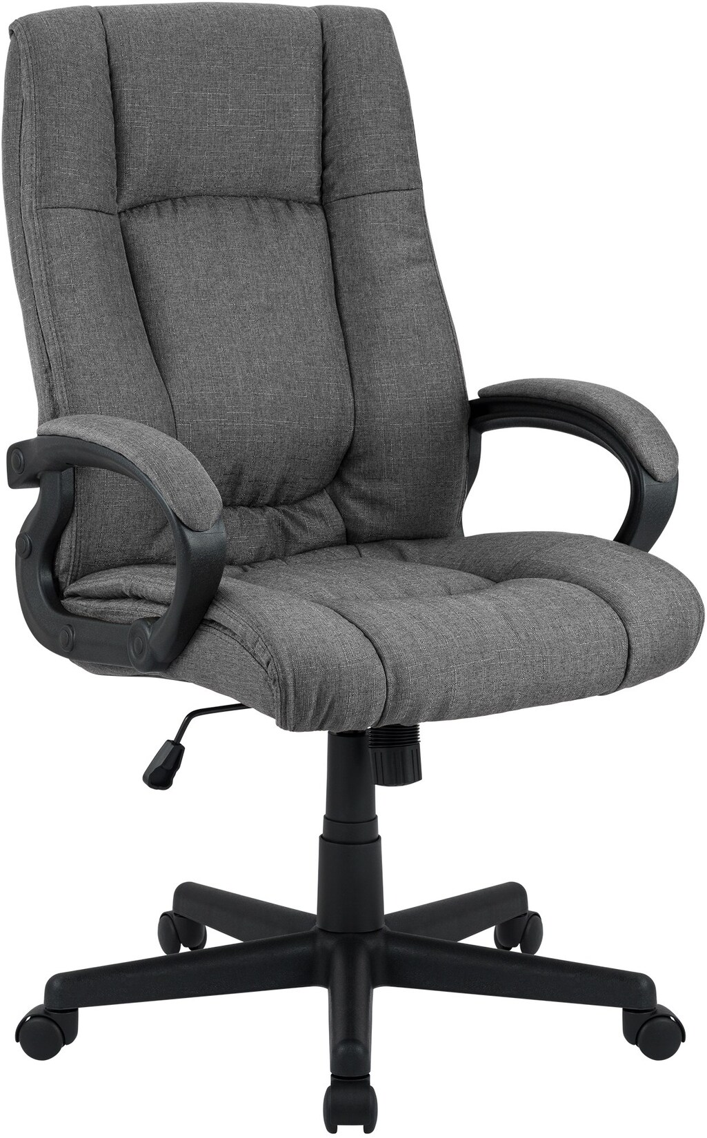 CLP Bürostuhl ergonomisch mit Rollen und Höhenverstellung, Chefsessel höhenverstellbar und Wippfunktion, rückenschonend, Drehstuhl Sparta