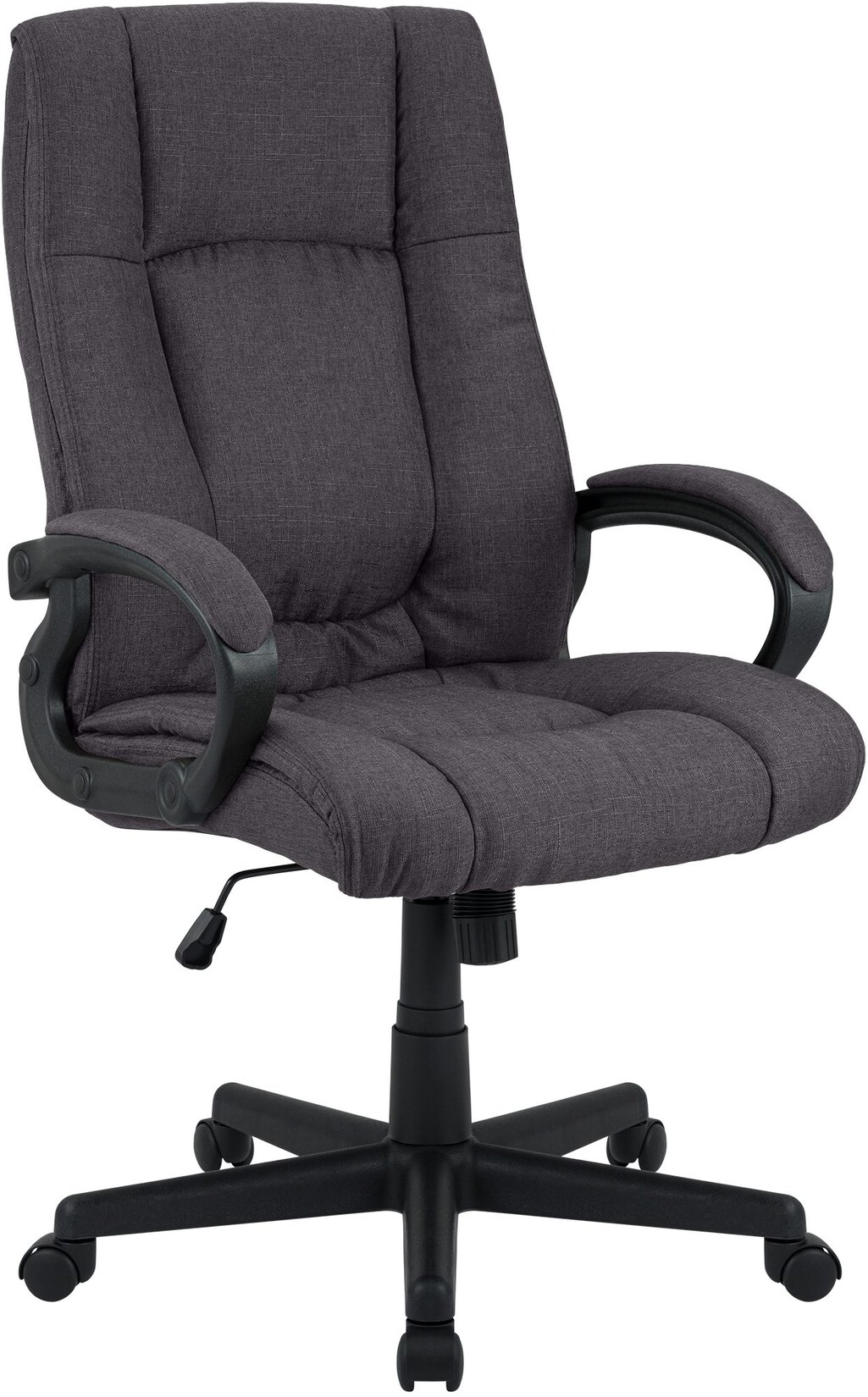 CLP Bürostuhl ergonomisch mit Rollen und Höhenverstellung, Chefsessel höhenverstellbar und Wippfunktion, rückenschonend, Drehstuhl Sparta