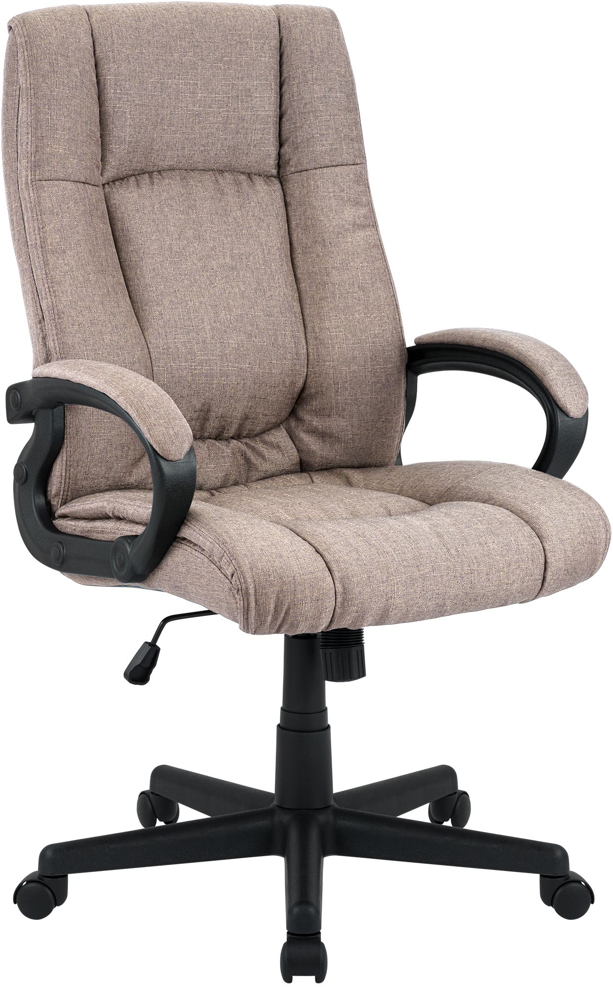 CLP B&uuml;rostuhl ergonomisch mit Rollen und H&ouml;henverstellung, Chefsessel h&ouml;henverstellbar und Wippfunktion, r&uuml;ckenschonend, Drehstuhl Sparta - Bild 1