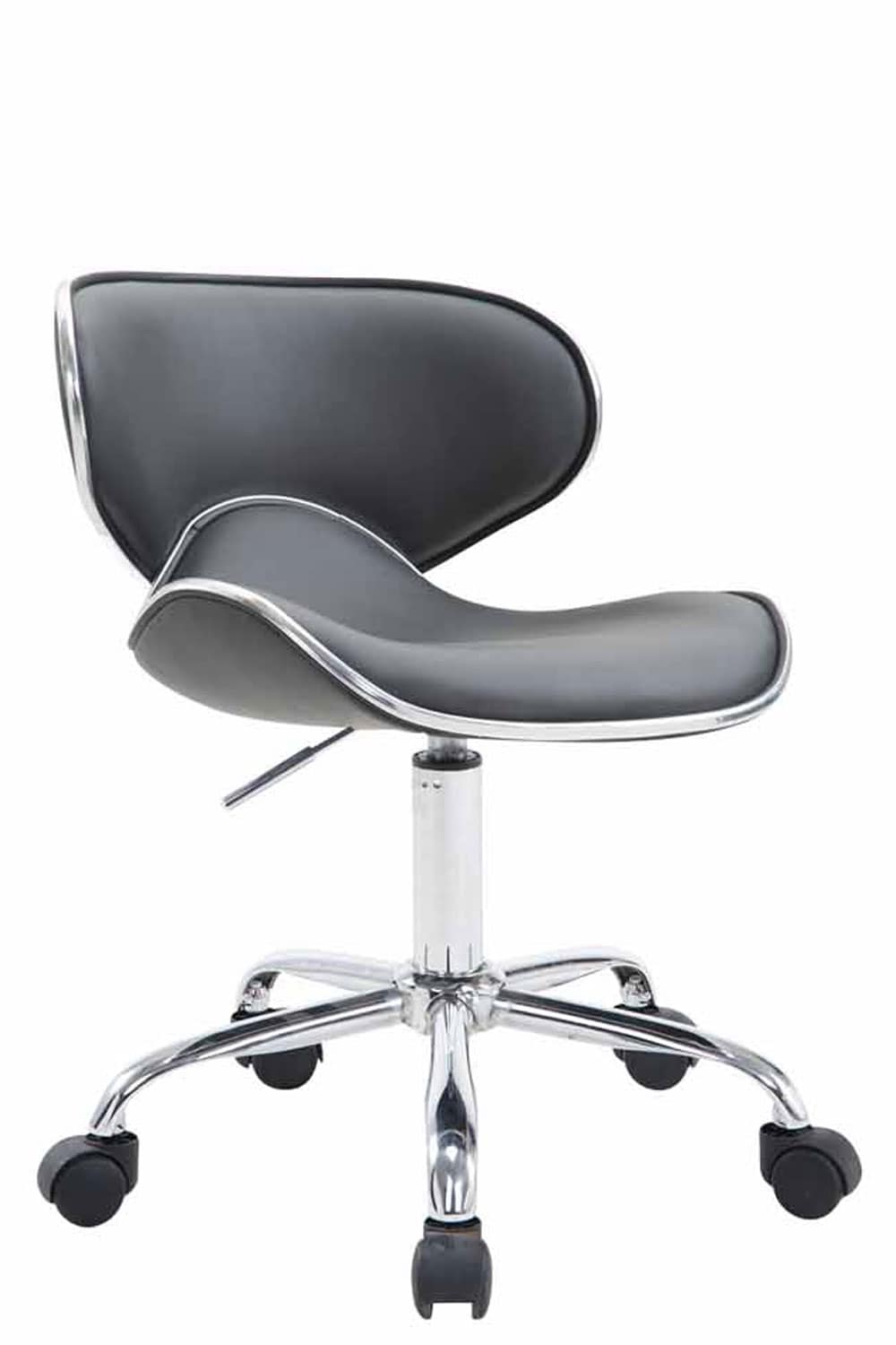 CLP Arbeitshocker LAS VEGAS V2 mit hochwertiger Polsterung und Kunstlederbezug I H&ouml;henverstellbarer Rollhocker mit robustem Metallgestell - Bild 1