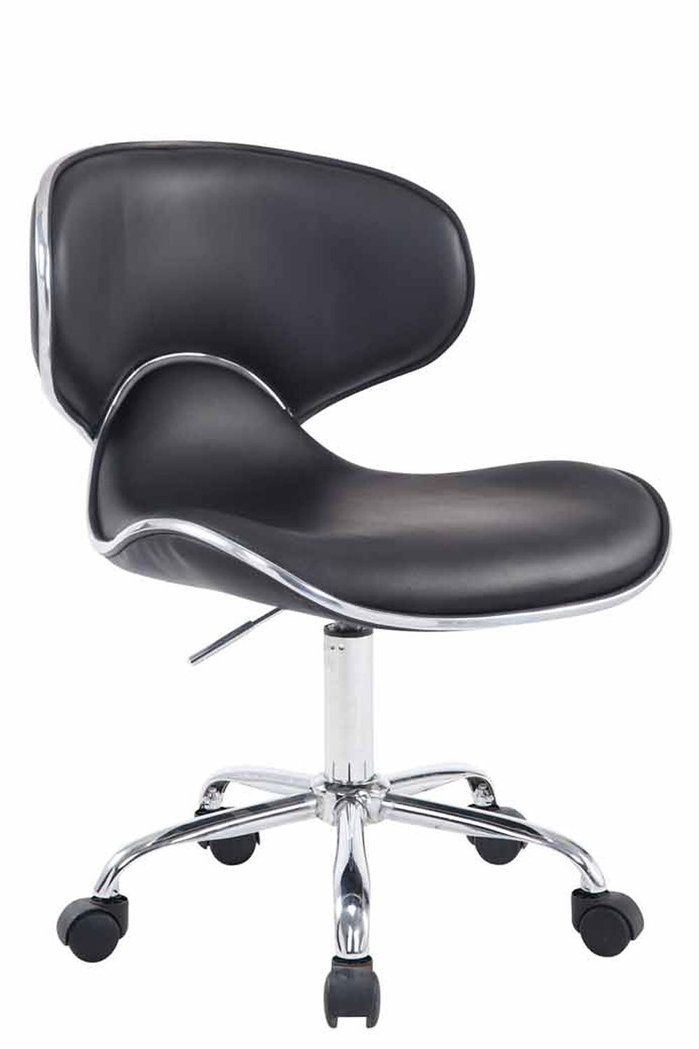 CLP Arbeitshocker LAS VEGAS V2 mit hochwertiger Polsterung und Kunstlederbezug I H&ouml;henverstellbarer Rollhocker mit robustem Metallgestell - Bild 1