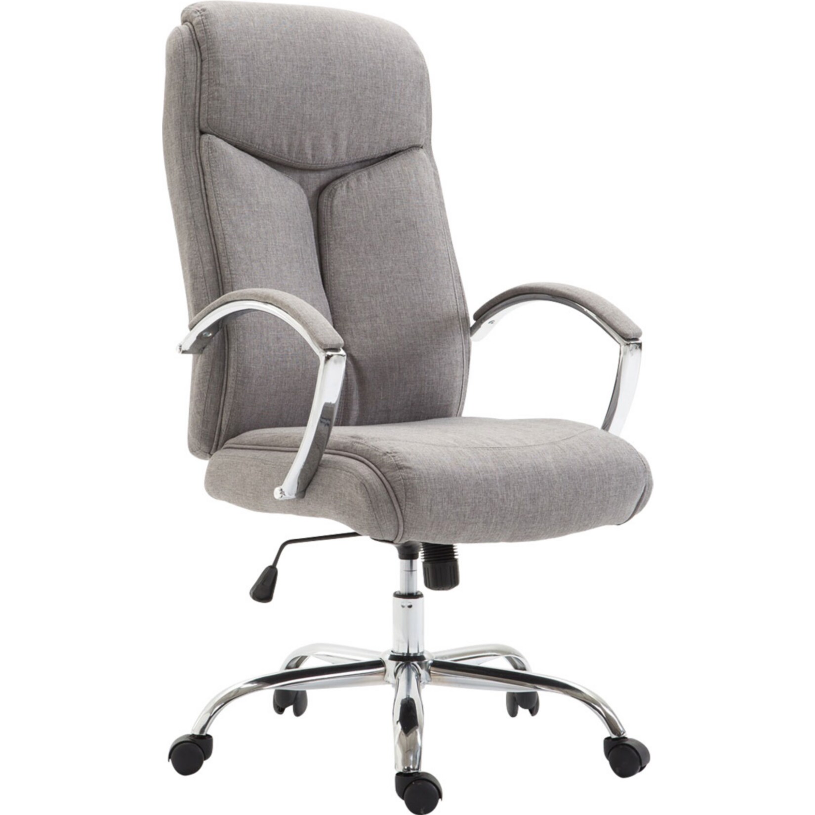 CLP Bürostuhl XL Vaud mit Stoffbezug, Chefsessel, Drehstuhl mit Armlehnen, Bürodrehstuhl mit hochwertige Polsterung, max. Belastbarkeit 140 kg, | 04251380458806