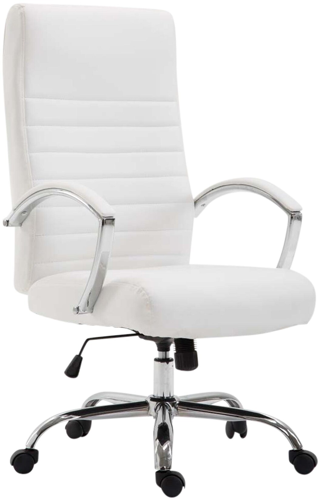 CLP Bürostuhl ergonomisch Valais Kunstleder, moderner Schreibtischstuhl, höhenverstellbarem Sitz und einer Belastbarkeit von 136 kg