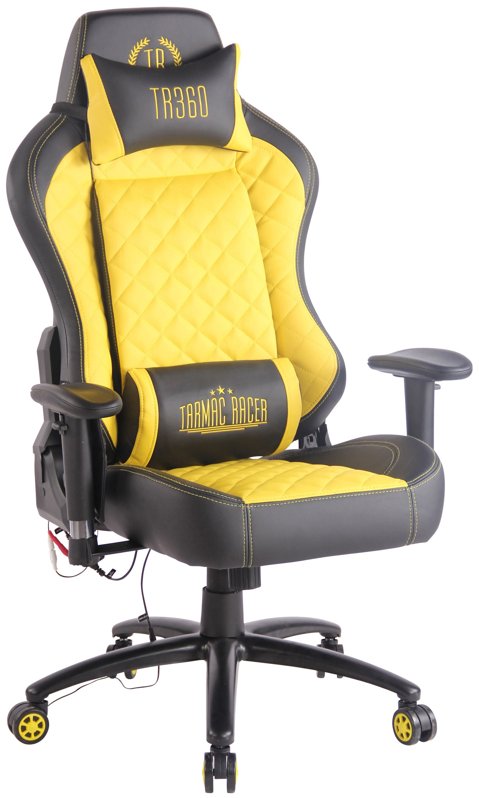 CLP B&uuml;rostuhl Rapid XM Mit Kunstlederbezug Und Massagefunktion I Schreibtischstuhl Mit Verstellbaren Armlehnen Und Beheizbarem Sitzbereich - Bild 1