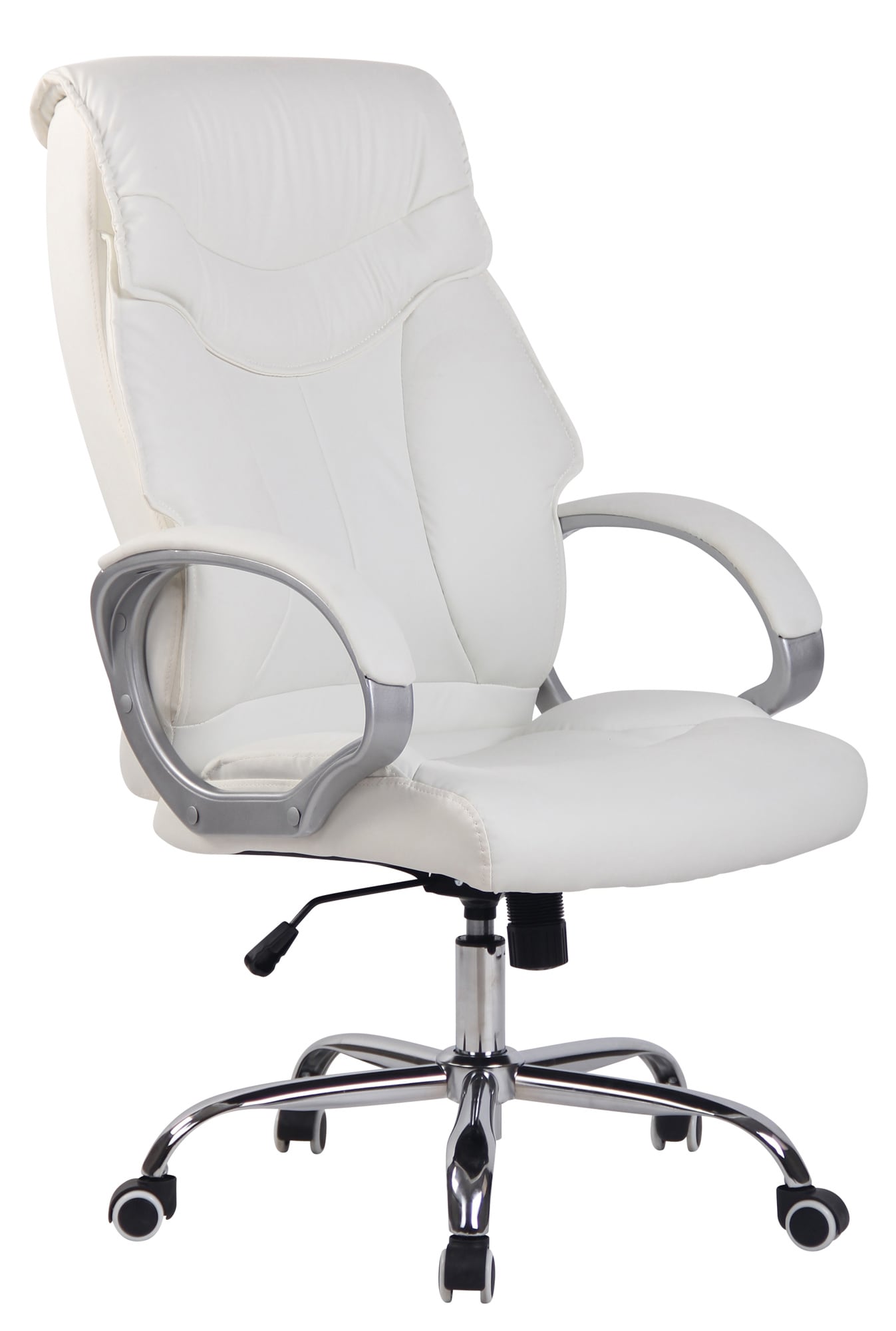 CLP B&uuml;rostuhl Torro Mit Kunstlederbezug Und Polsterung I Ergonomischer B&uuml;rosessel Mit H&ouml;henverstellbarer Sitzh&ouml;he I Drehstuhl Mit R&uuml;ckenlehne - Bild 1