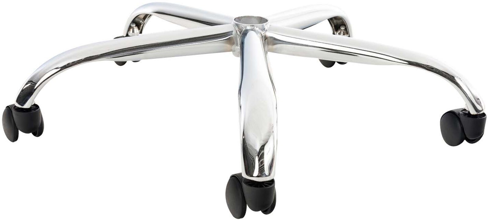 CLP Ersatzteil F&uuml;r B&uuml;rostuhl I Fu&szlig;kreuz Aus Metall F&uuml;r Schreibtischstuhl I Komplettset Drehkreuz Mit Laufrollen - Bild 1