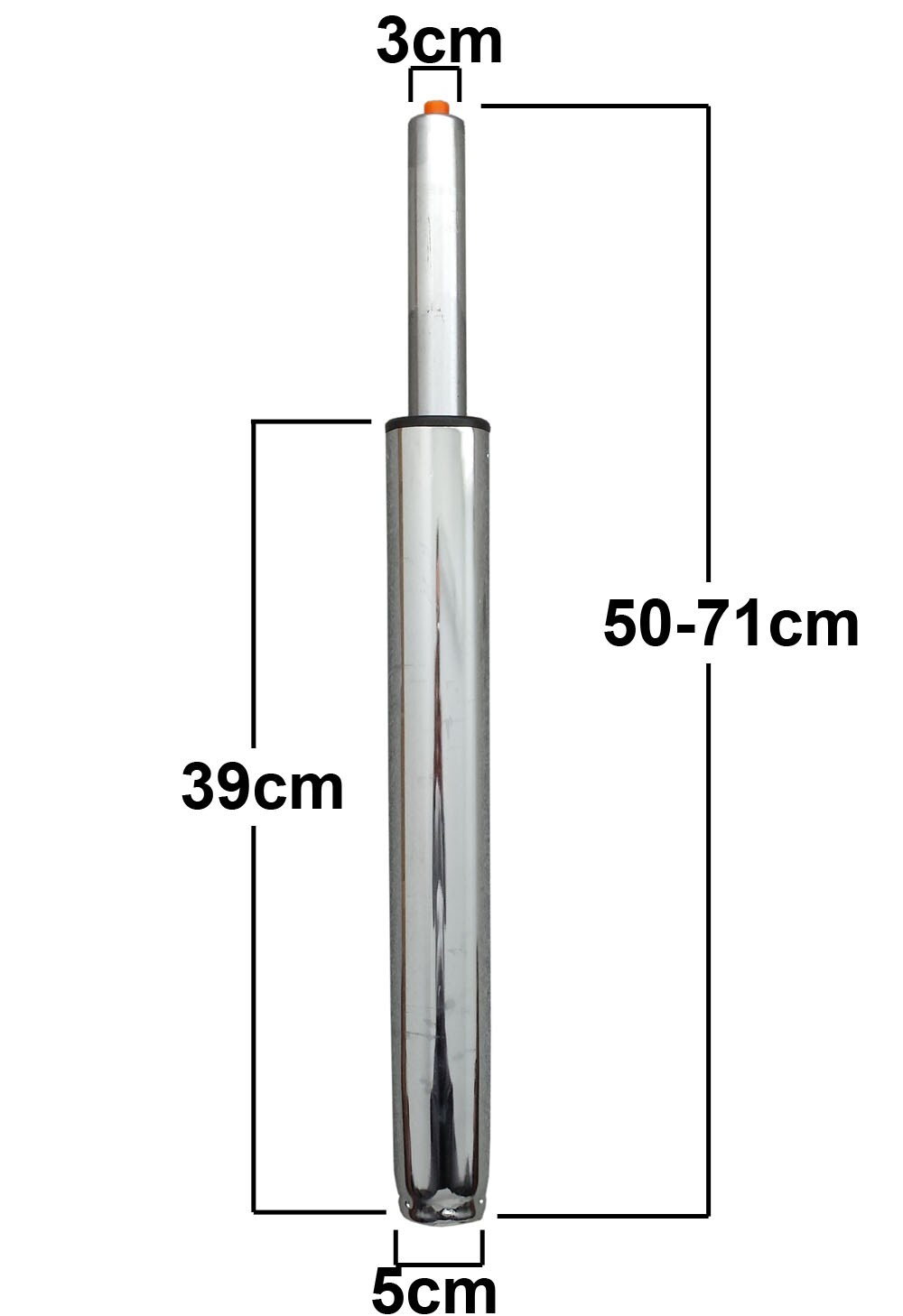 CLP Universal Gaslifte f&uuml;r B&uuml;rost&uuml;hle, Barhocker, Arbeitshocker | Gasdruckfeder | Ersatz - Gasdruckd&auml;mpfer | In verschiedenen Gr&ouml;&szlig;en & Farben - Bild 1