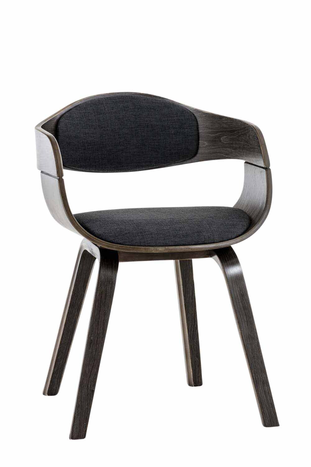 CLP Esszimmerstuhl ergonomisch Kingston,Lehnstuhl mit umlaufender Rückenlehne, Holzgestell belastbar bis 150 kg | 04251563447429