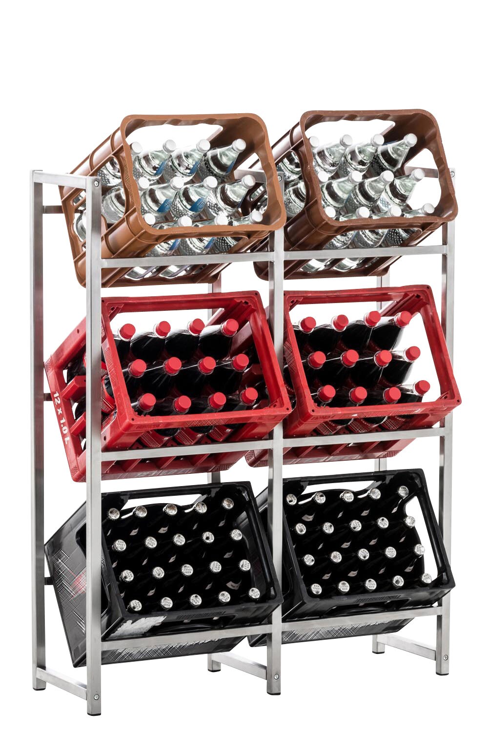 CLP Getr&auml;nkekistenst&auml;nder LENNERT I Platzsparender robuster Kistenst&auml;nder f&uuml;r Getr&auml;nkekisten I Verschiedene Ausf&uuml;hrungen - Bild 1