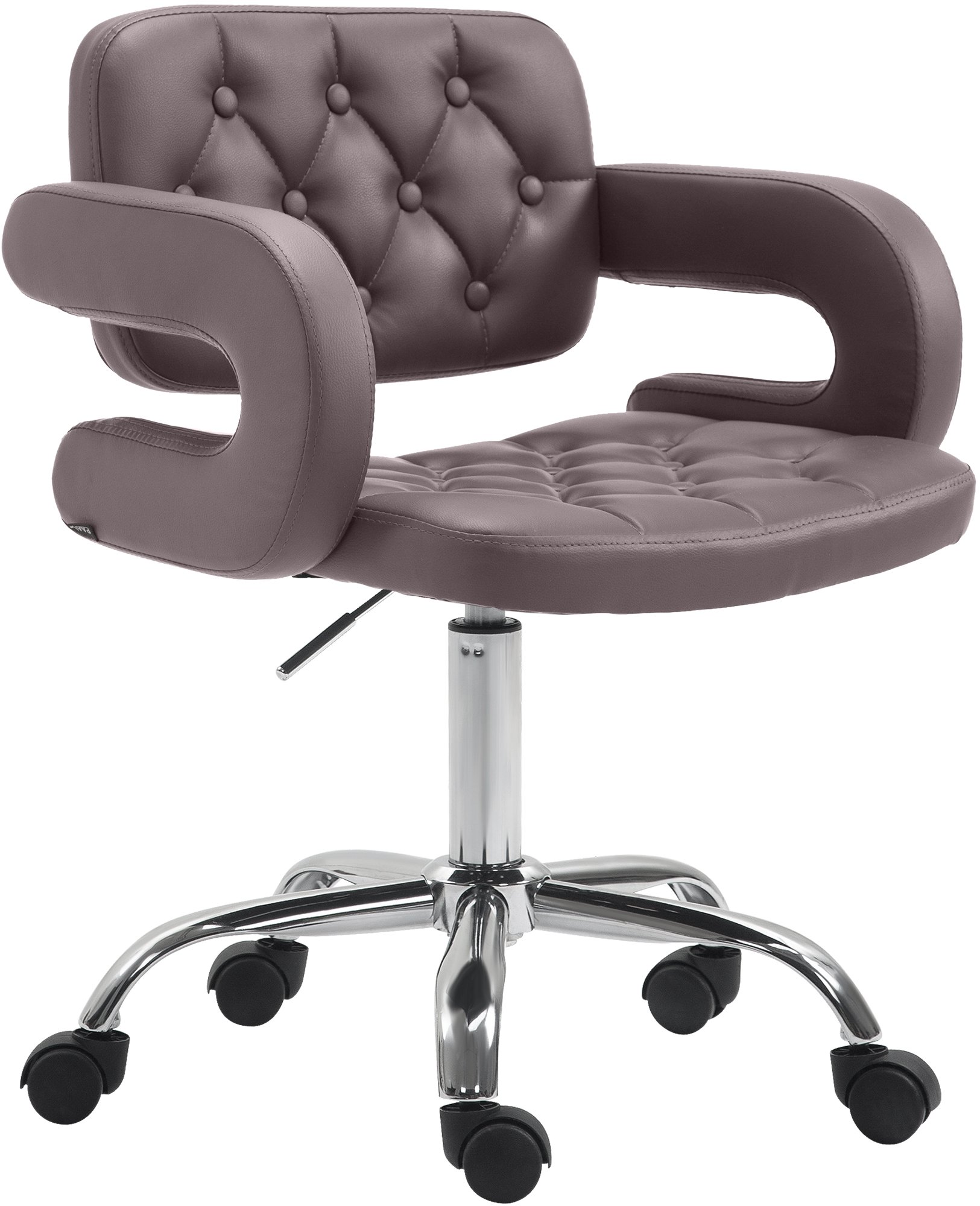 CLP Arbeitshocker Dublin Kunstleder Farbe:braun - Bild 1