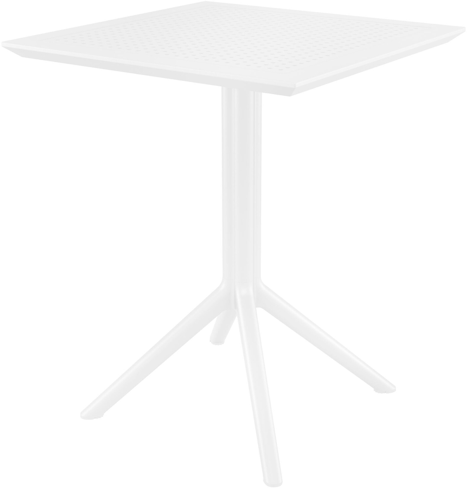 Klapptisch Sky I Rund Oder Eckig I Klappbarer Gartentisch, Stabil Und Pflegeleicht Für Innen Und Außen I UV Beständig Und Wetterfest