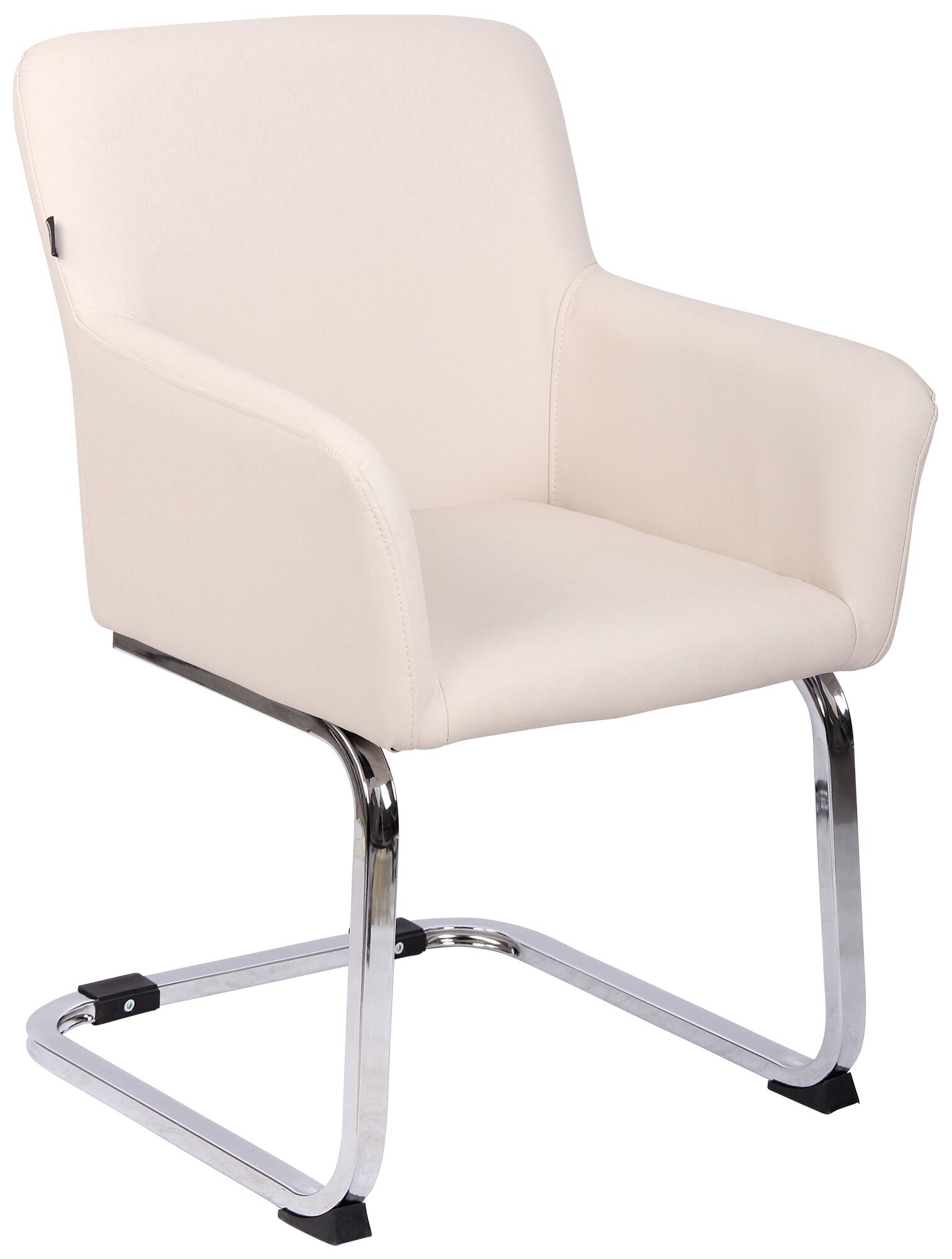 CLP Stuhl Puka I Gepolsterter Freischwinger I Edelstahl-Gestell - Bild 1