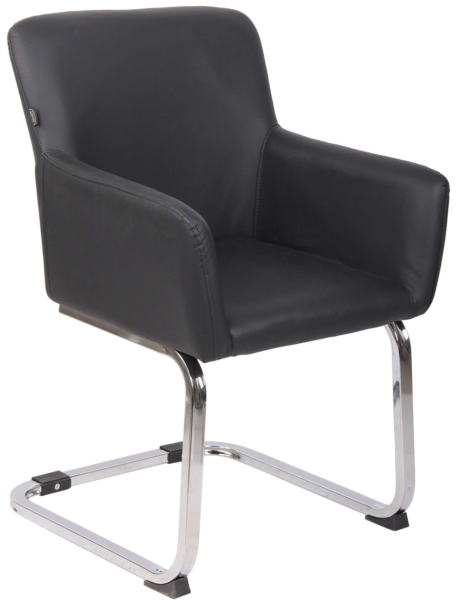 CLP Stuhl Puka I Gepolsterter Freischwinger I Edelstahl-Gestell - Bild 1