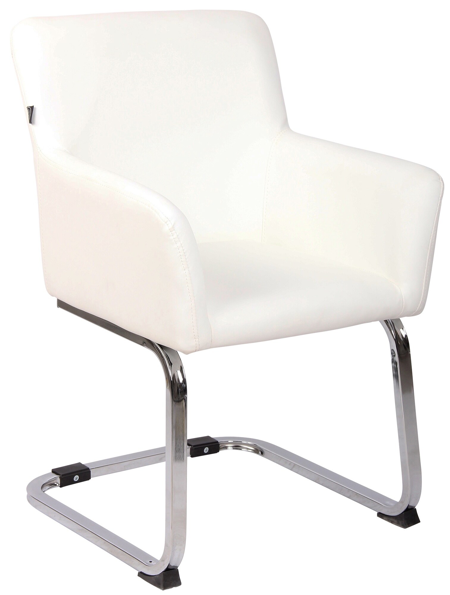 CLP Stuhl Puka I Gepolsterter Freischwinger I Edelstahl-Gestell - Bild 1