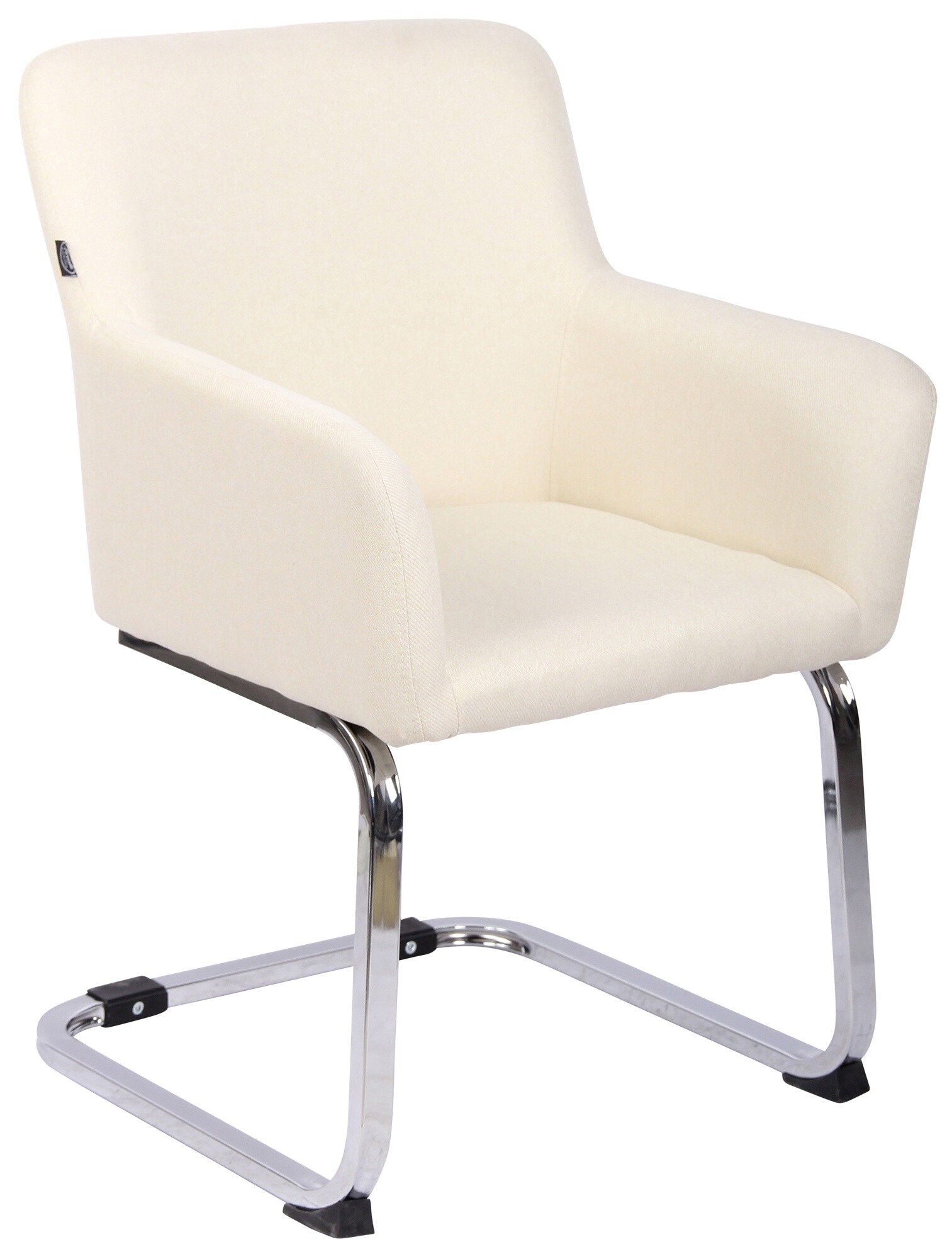 CLP Stuhl Puka I Gepolsterter Freischwinger I Edelstahl-Gestell - Bild 1