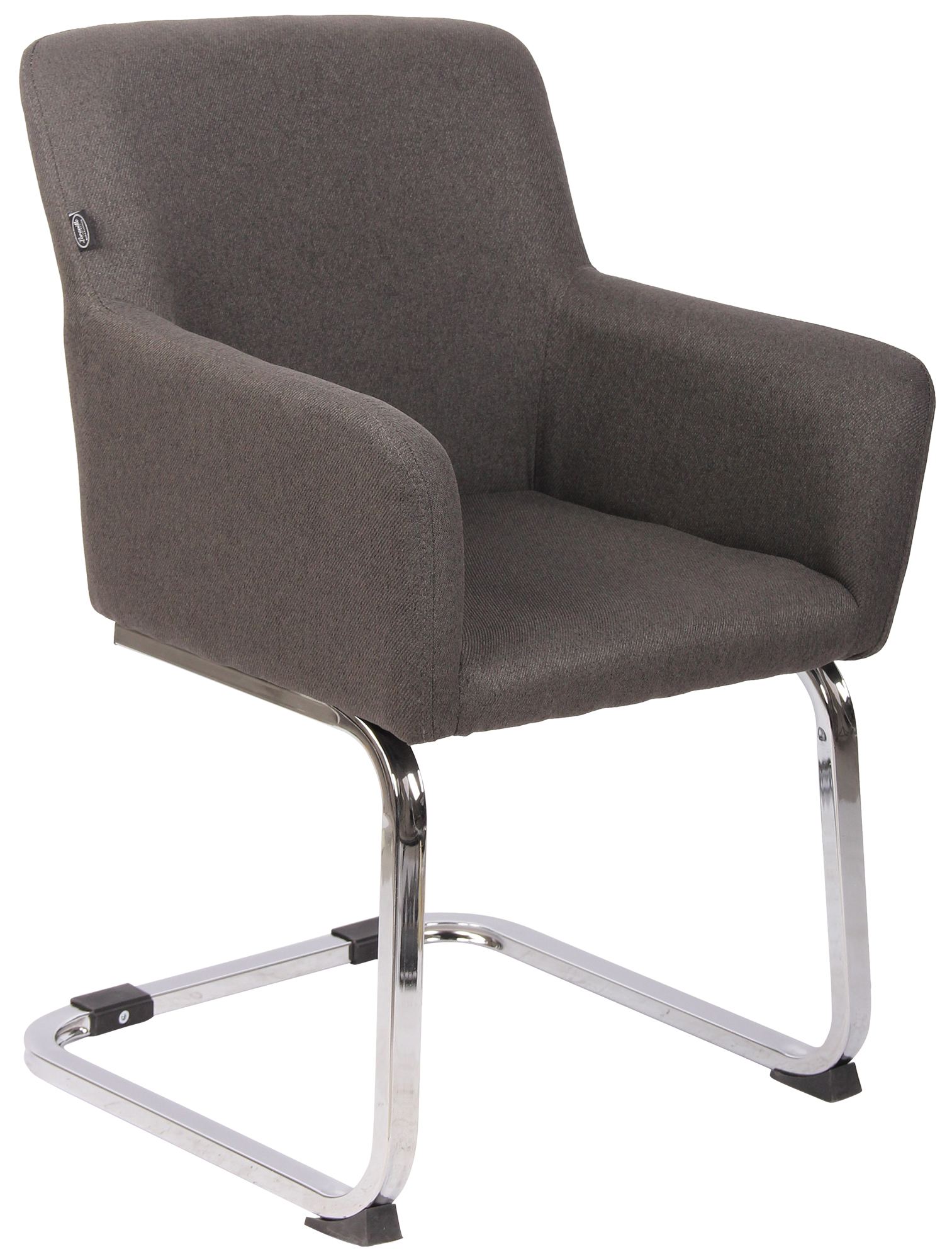 CLP Stuhl Puka I Gepolsterter Freischwinger I Edelstahl-Gestell - Bild 1