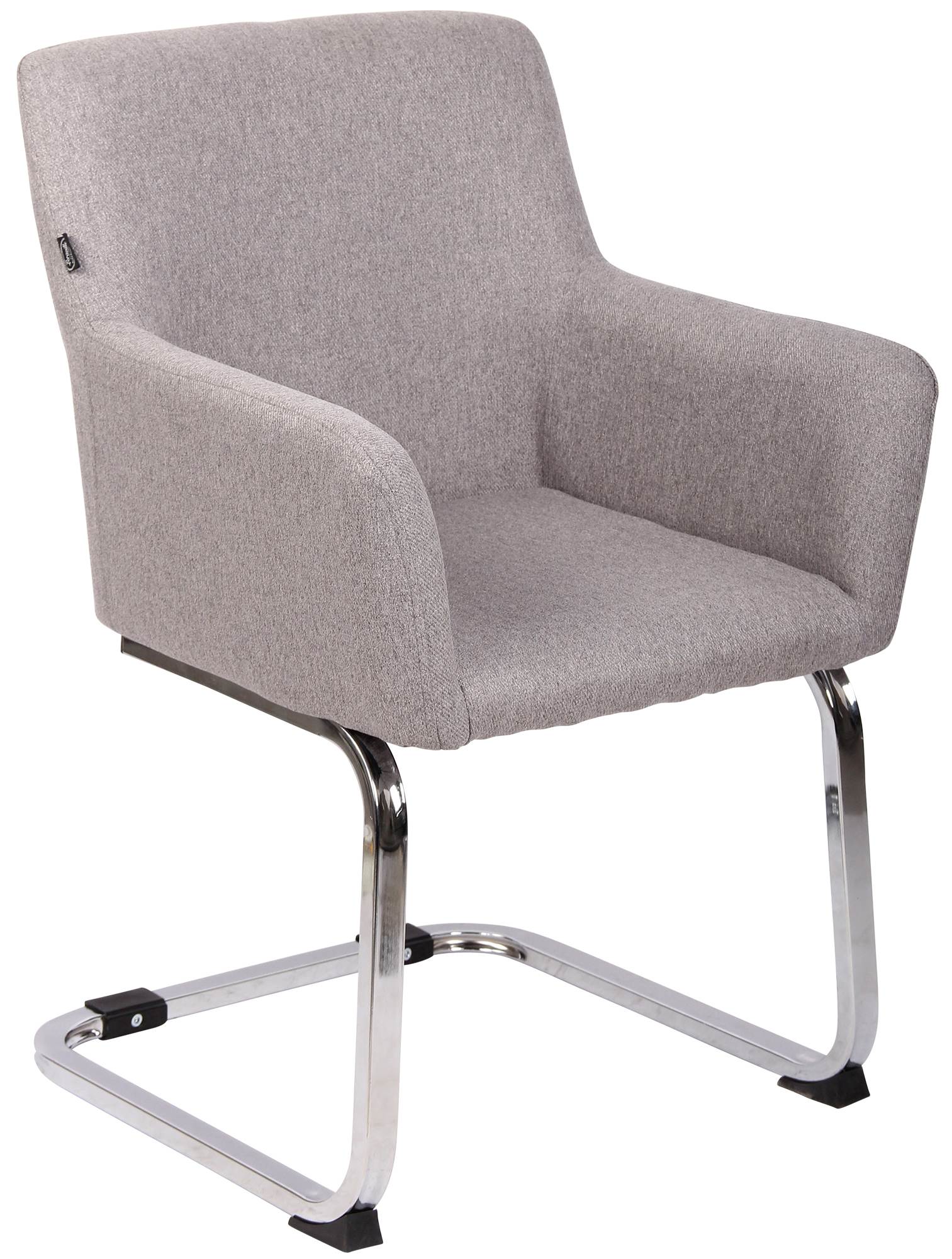 CLP Stuhl Puka I Gepolsterter Freischwinger I Edelstahl-Gestell - Bild 1