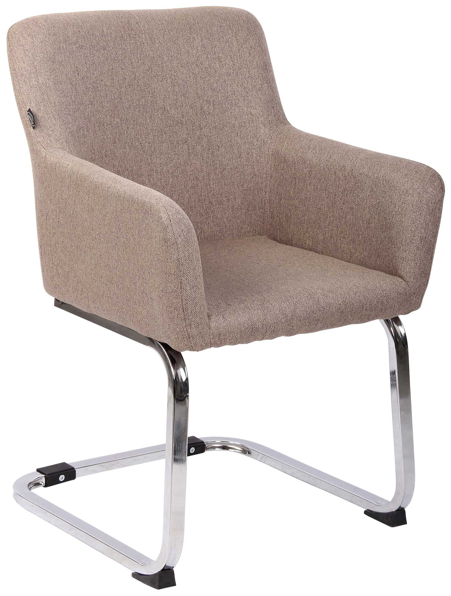 CLP Stuhl Puka I Gepolsterter Freischwinger I Edelstahl-Gestell - Bild 1