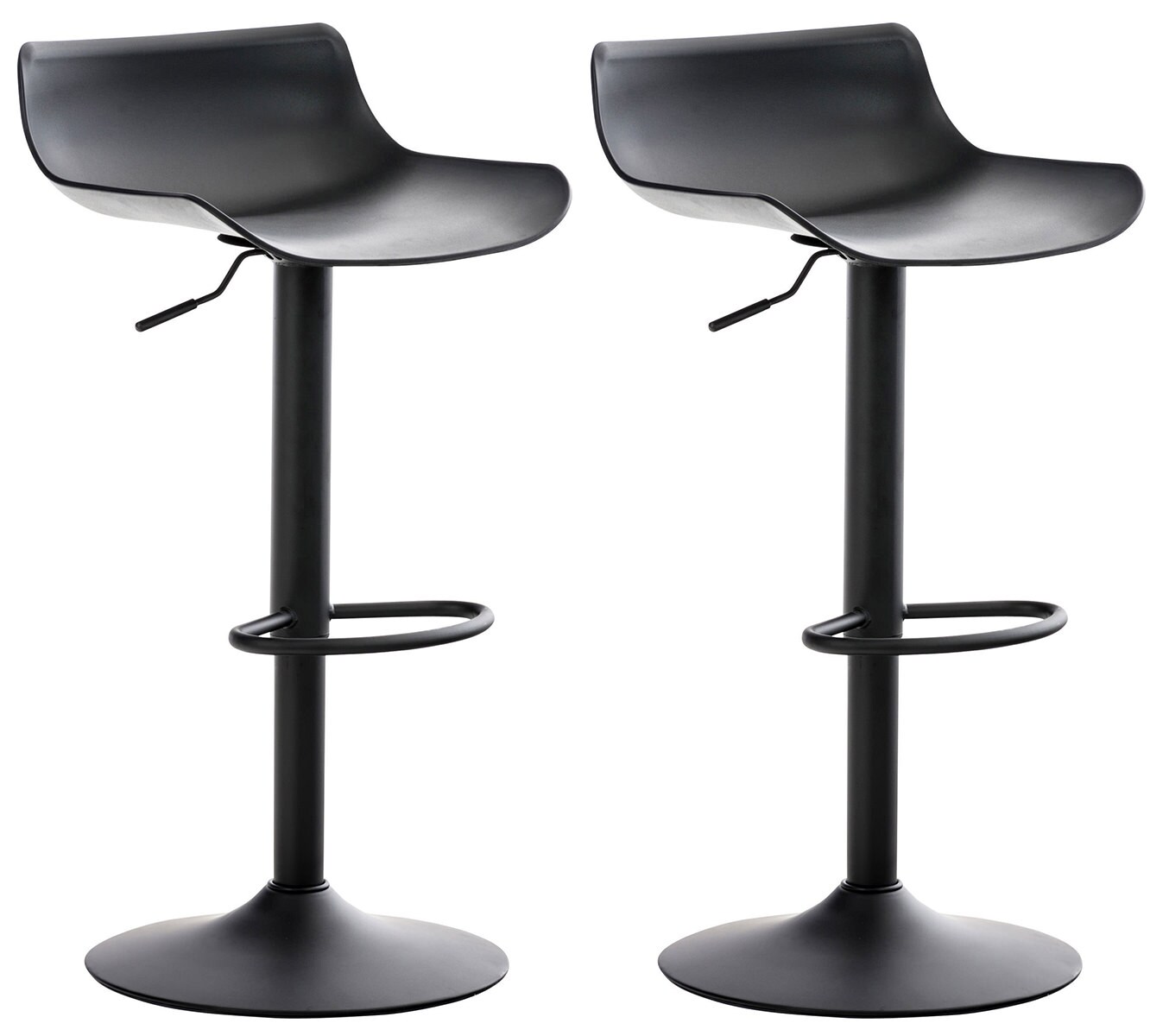 CLP 2er Set Barhocker Aveiro Farbe: schwarz