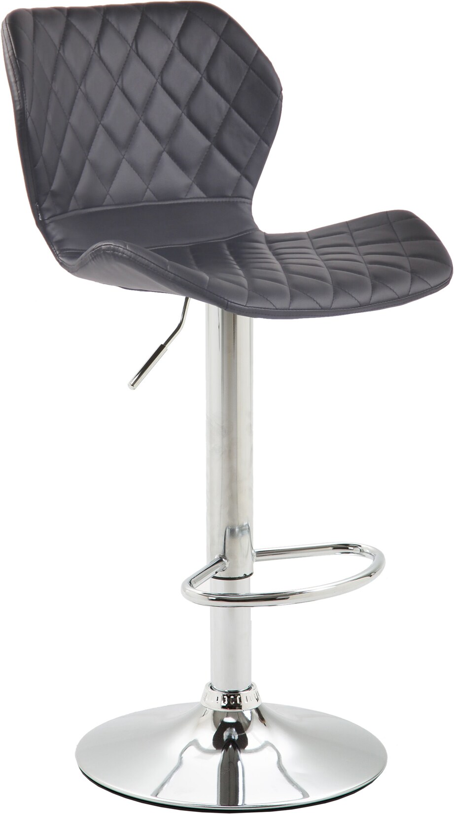 CLP Barhocker Cork Kunstleder chrom Farbe: schwarz, Gestell Farbe: chrom