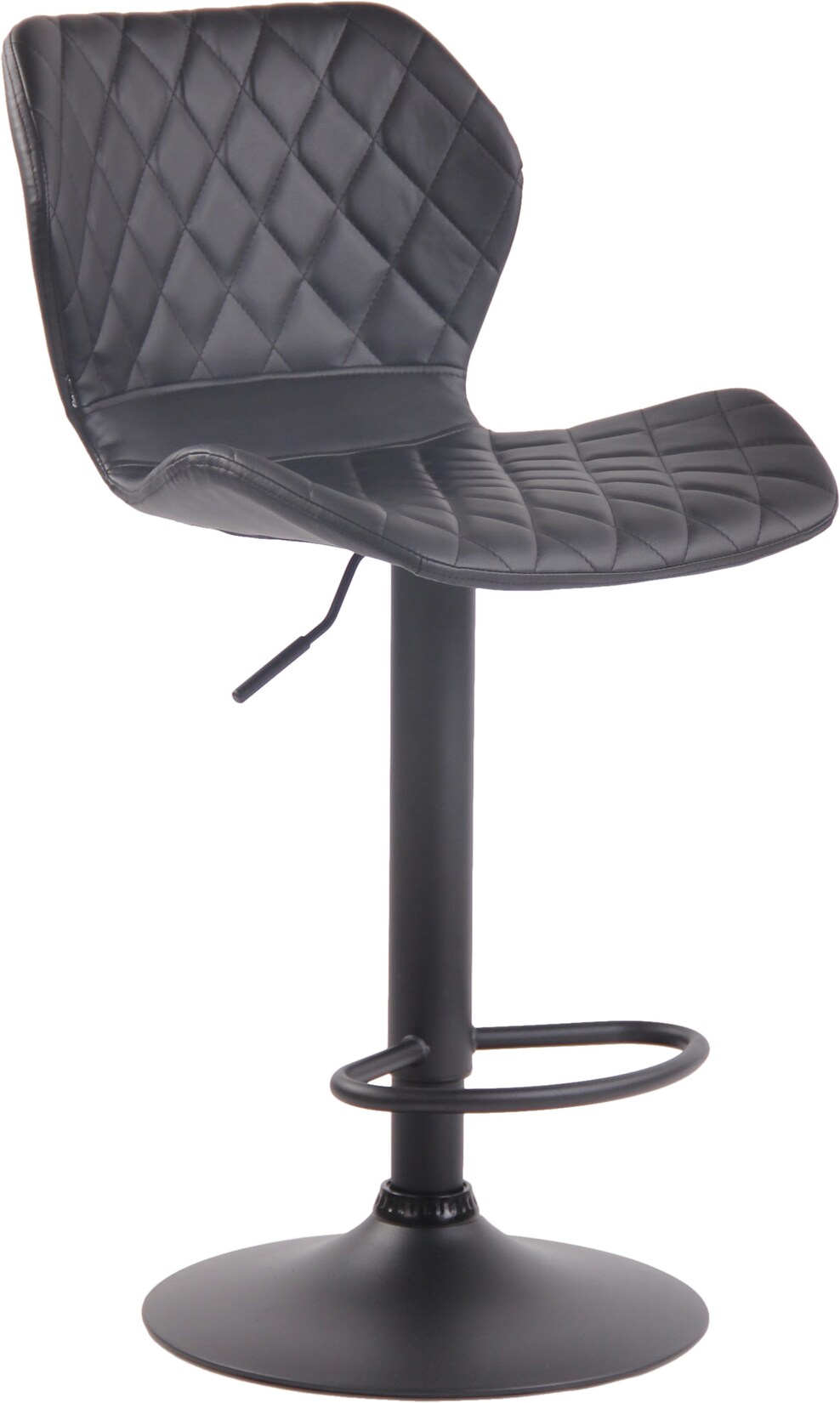 CLP Barhocker Cork Kunstleder schwarz Farbe: schwarz, Gestell Farbe: schwarz