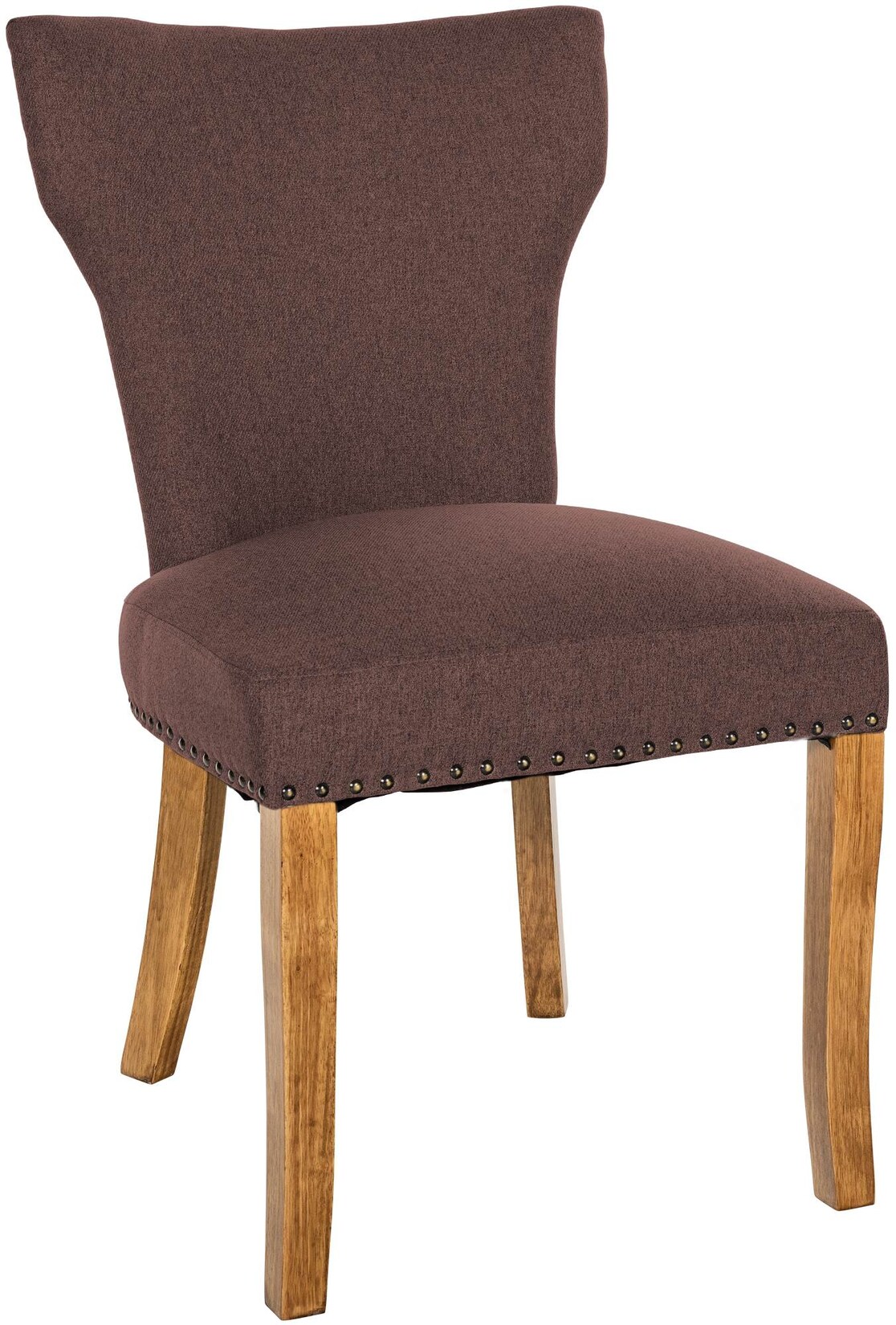 CLP Esszimmerstuhl Zadar I Holzstuhl Mit Stoff-Bezug