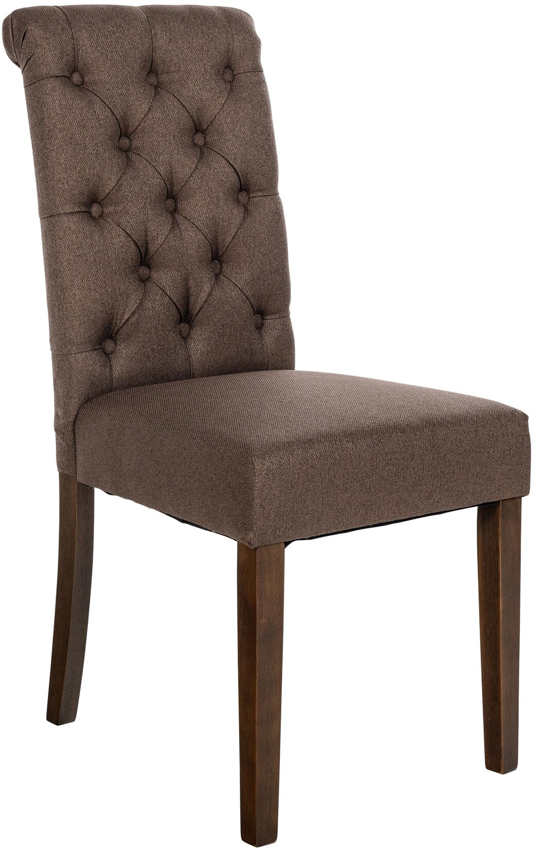 CLP Esszimmerstuhl Lisburn I Samt I Stoff I Polsterstuhl Gesteppt Chesterfield Design