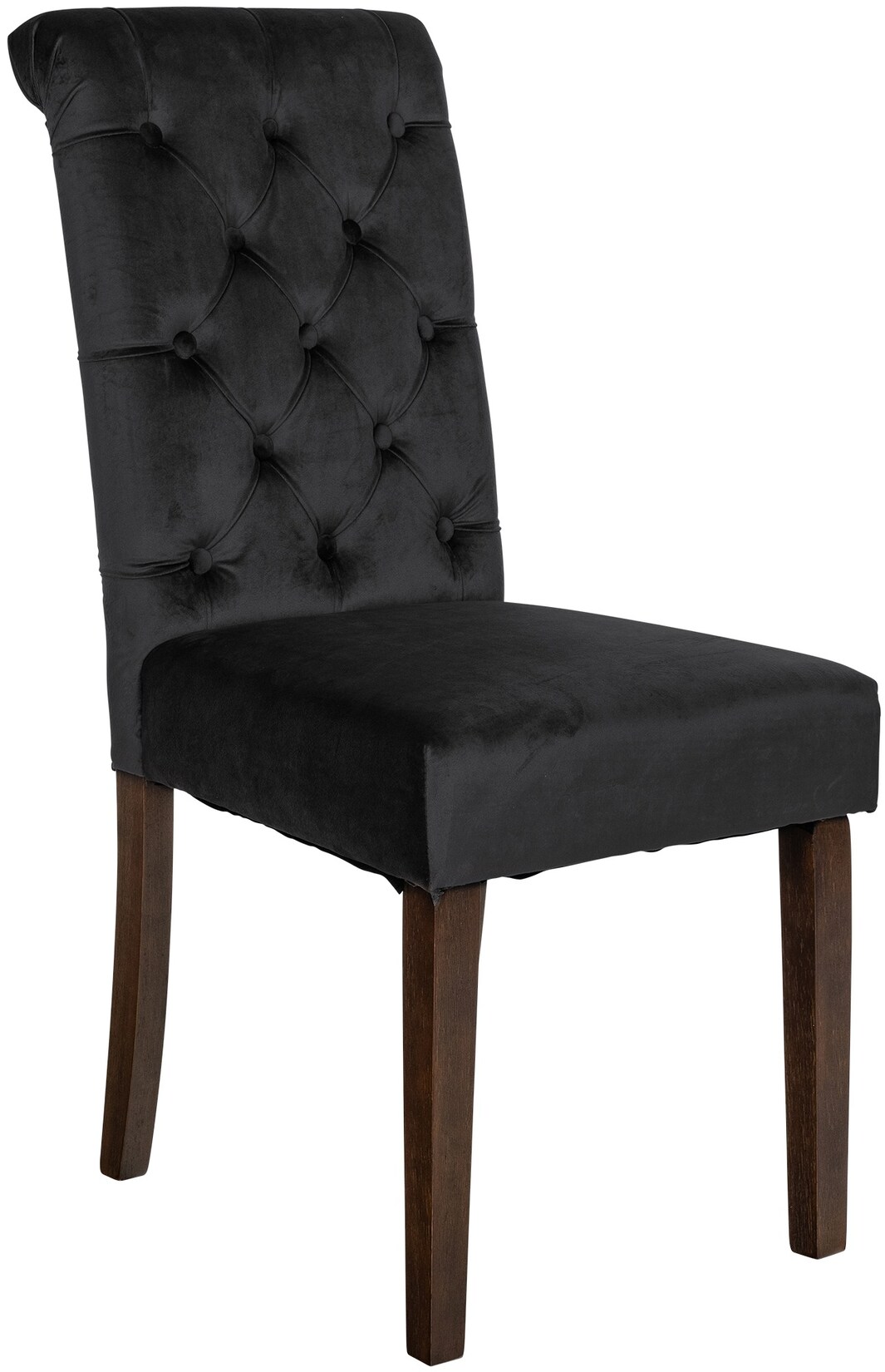 CLP Esszimmerstuhl Lisburn I Samt I Stoff I Polsterstuhl Gesteppt Chesterfield Design