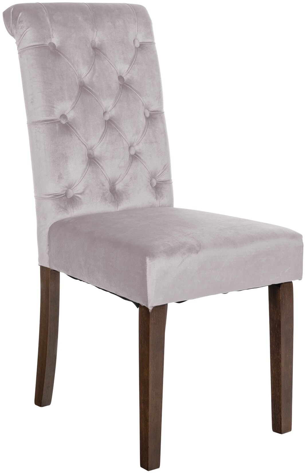 CLP Esszimmerstuhl Lisburn I Samt I Stoff I Polsterstuhl Gesteppt Chesterfield Design